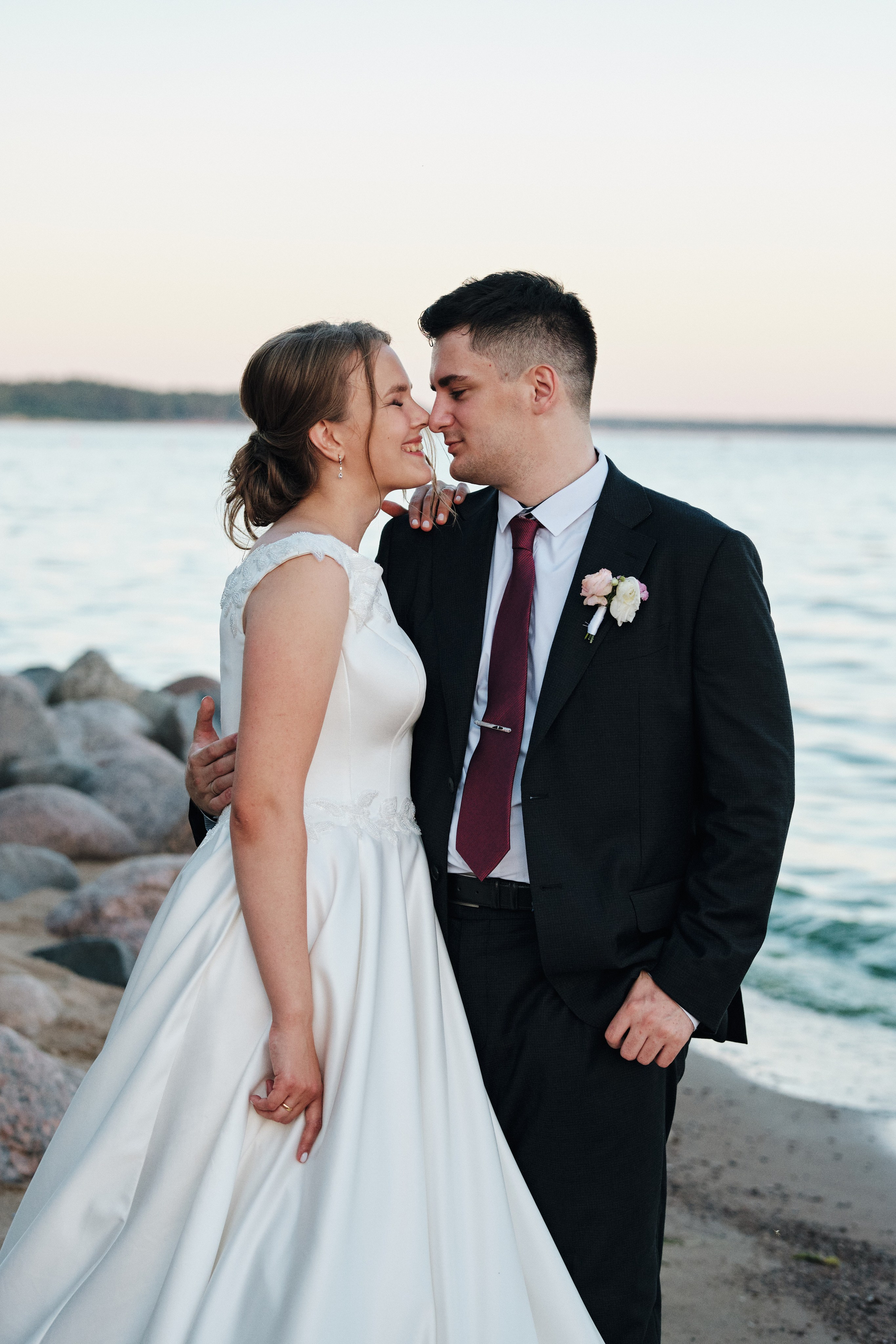 Свадебная фотосессия на заливе в СПб