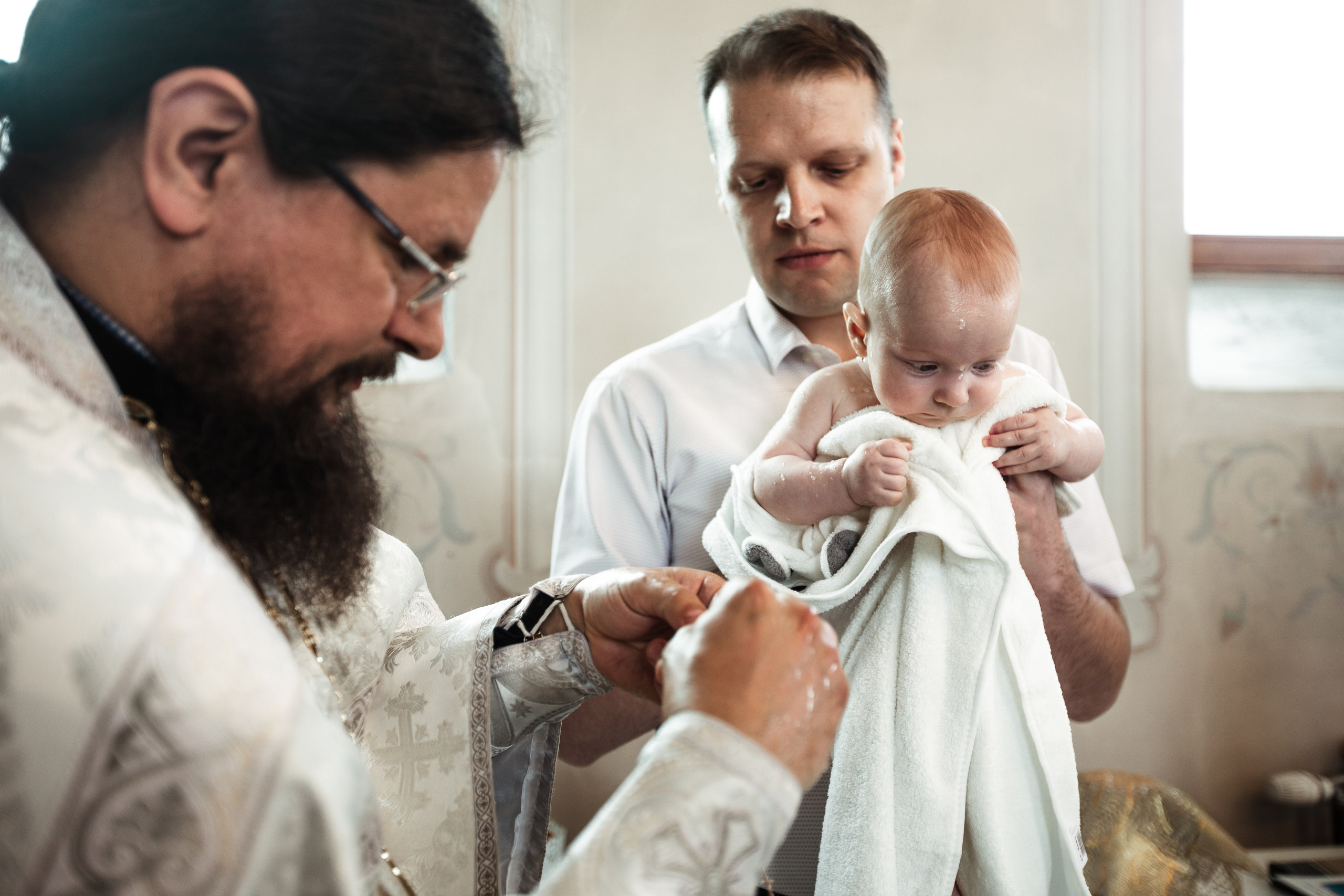 Крещение Николая в Елоховском Соборе. Фотосессии в Москве - фотограф Неонилла Ленко