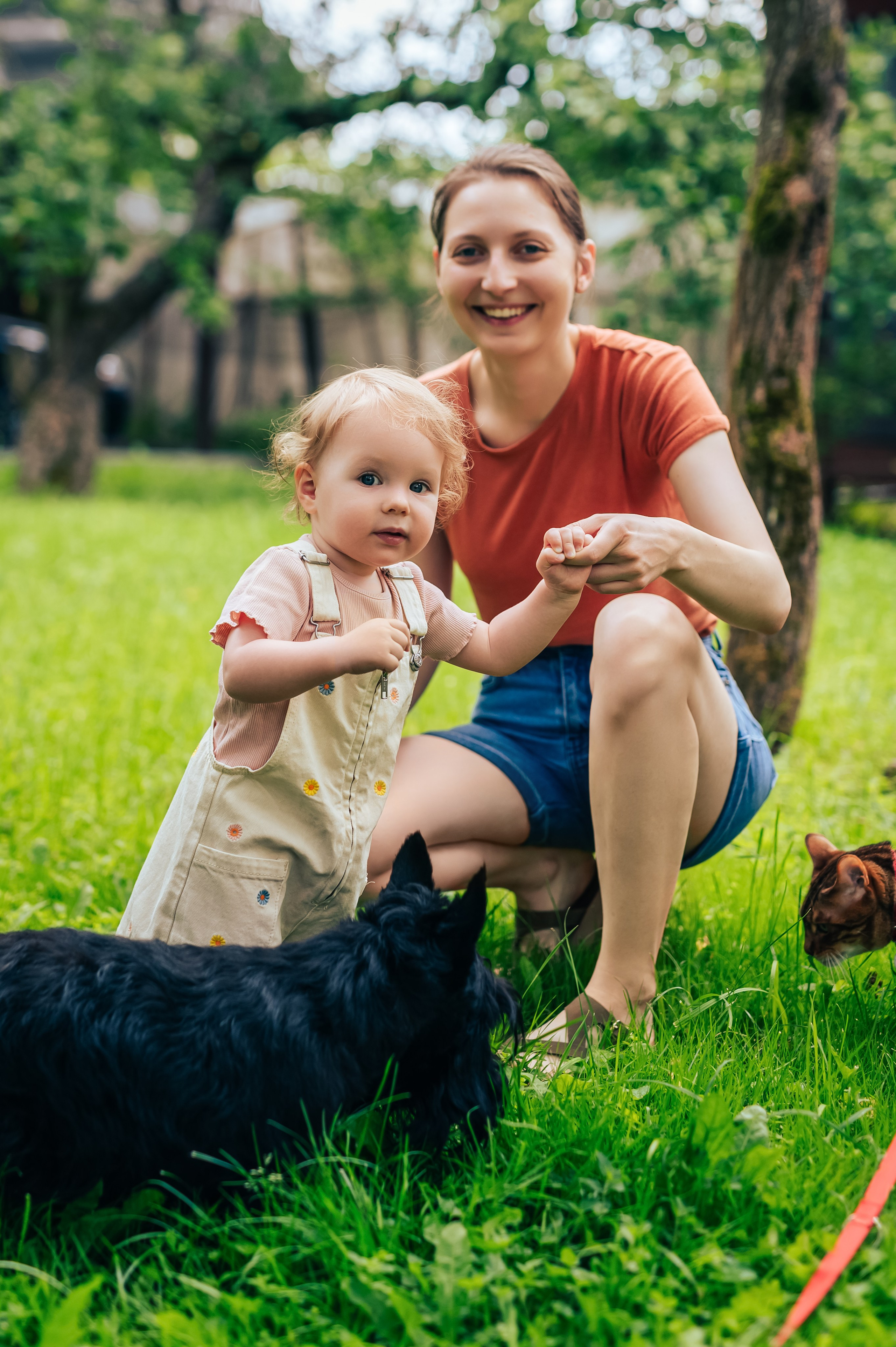 Лето на даче с годовалой малышкой. Семейный фотограф. Lifestyle. Москва. Анастасия Михайлова