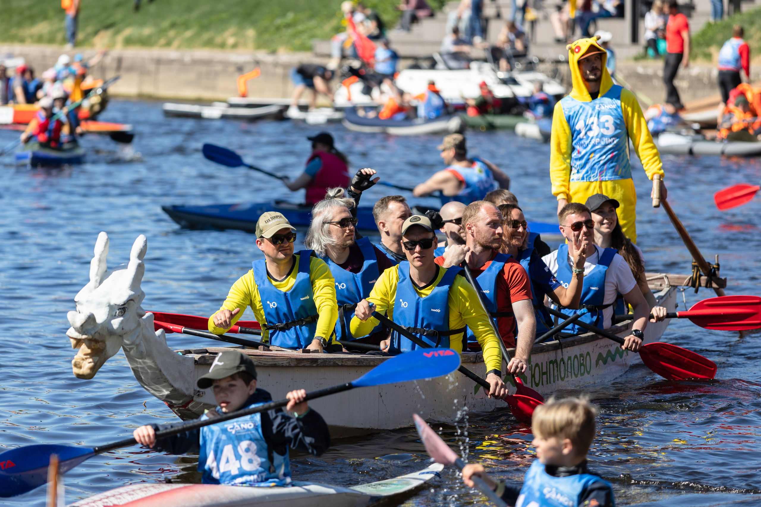 Открытие гребного сезона на р. Карповка. Фотограф в Санкт-Петербурге