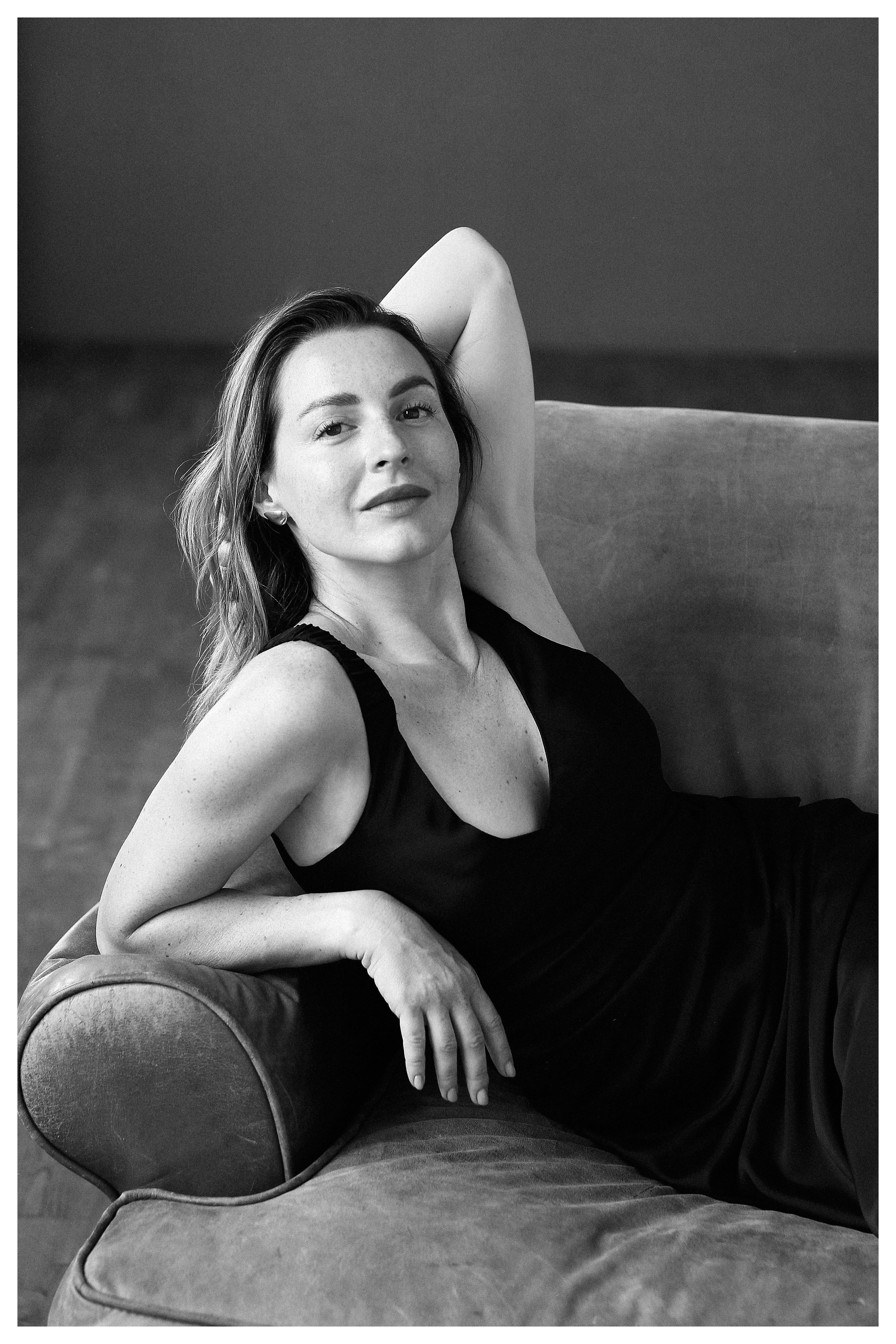 Женская фотосессия. Портретный фотограф в Москве Черная Юлия