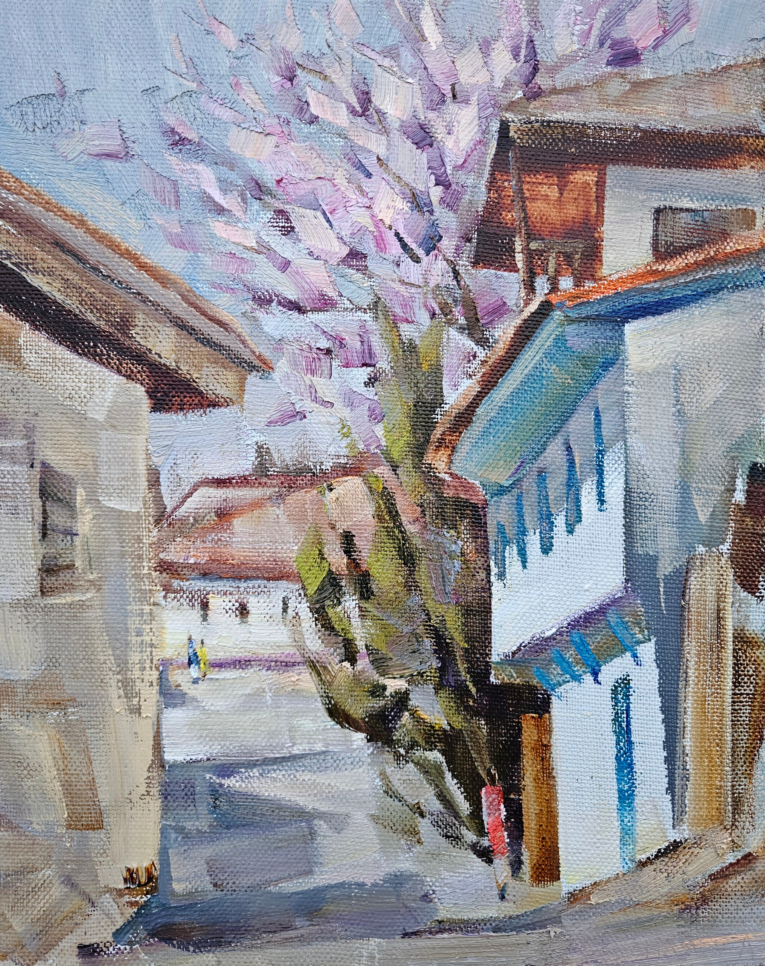 "Улочка в Бахчисарае". 2025. Холст, масло. 40х50 см. Цена: 15000 руб. (в частной коллекции)