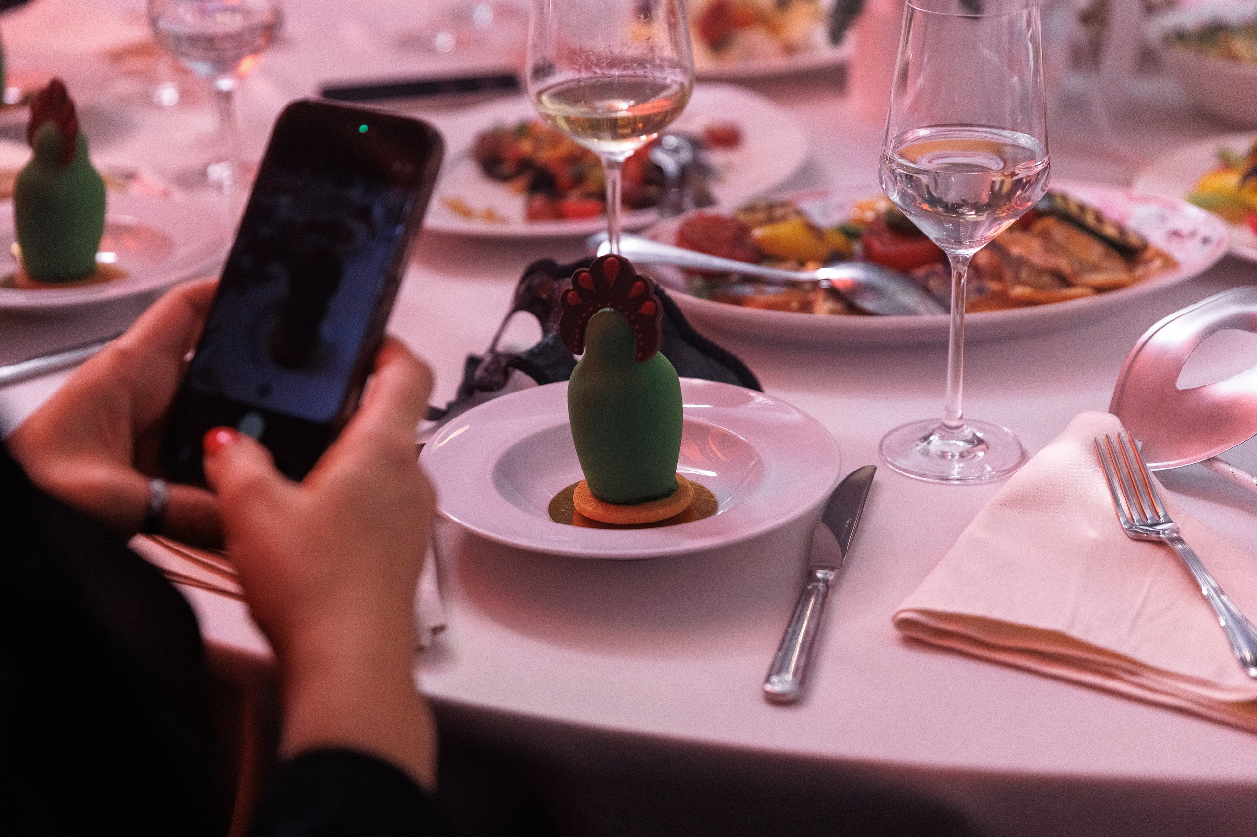 Новогодний ужин Сбер