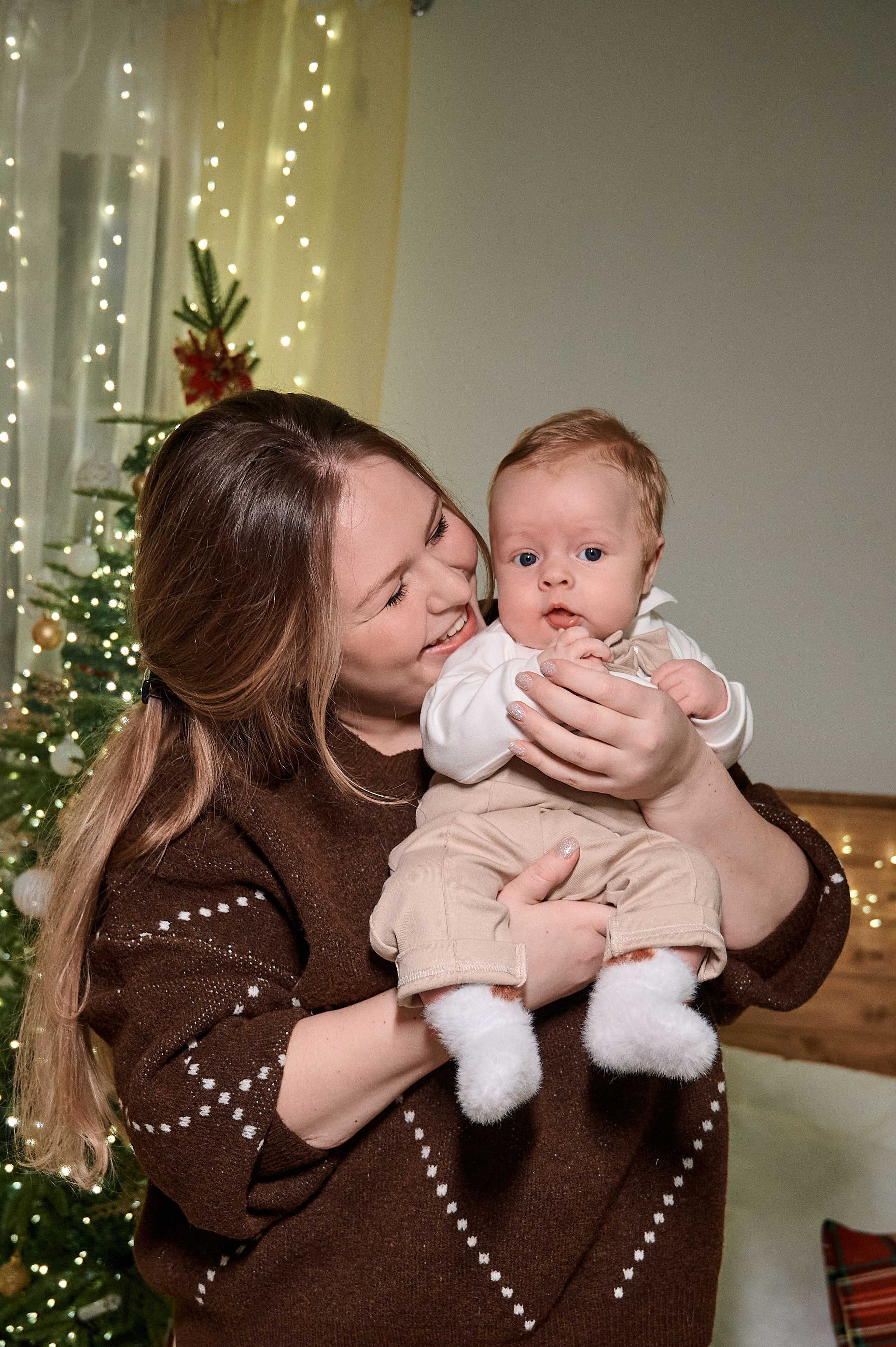 Новогодняя семейная фотосессия в Новокузнецке — семья Фетисовых