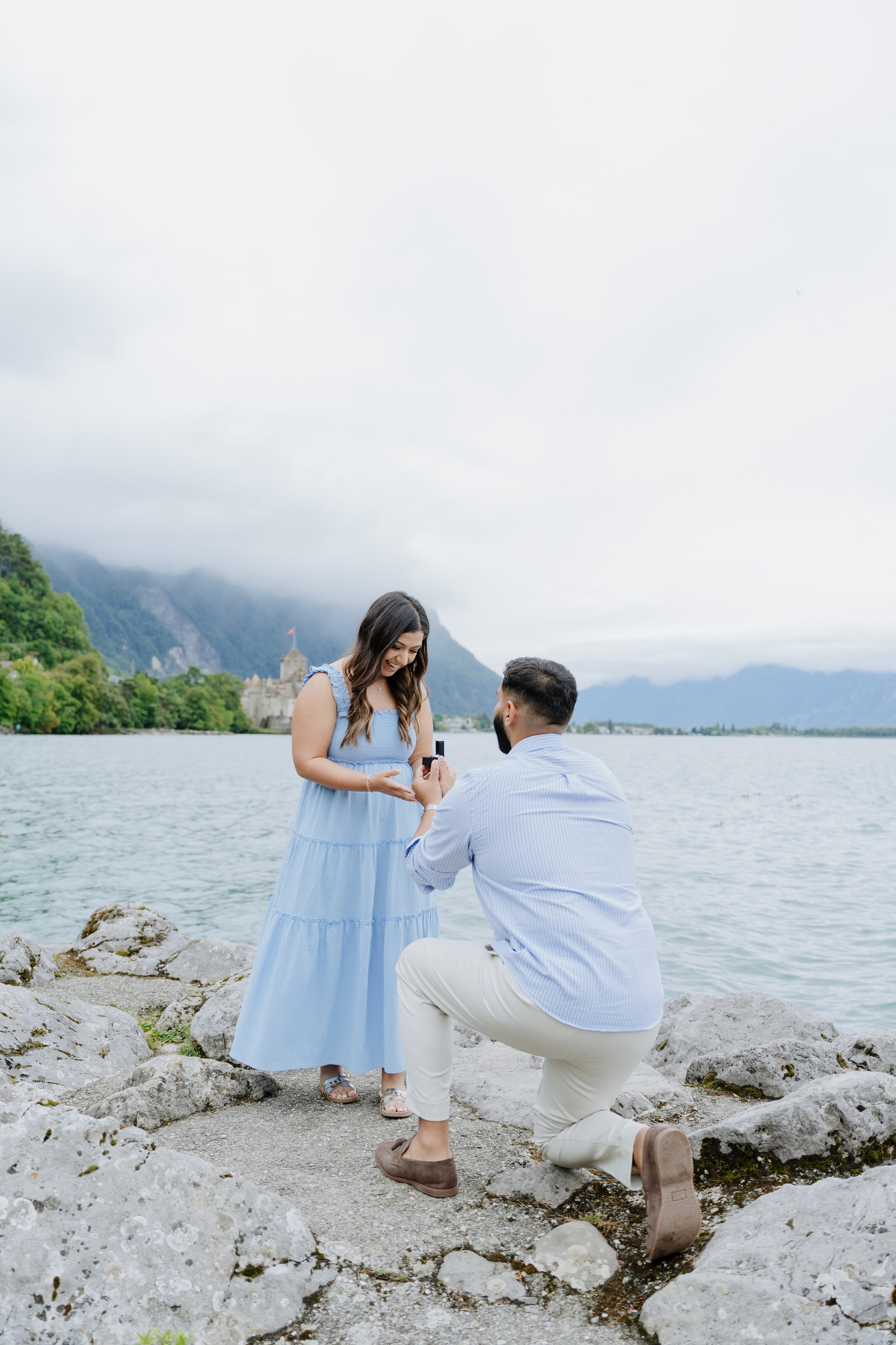 Krishna & Ravi | Proposal Montreux. Professional Wedding Photographer Geneva & Romande Switzerland | Tanya Creator