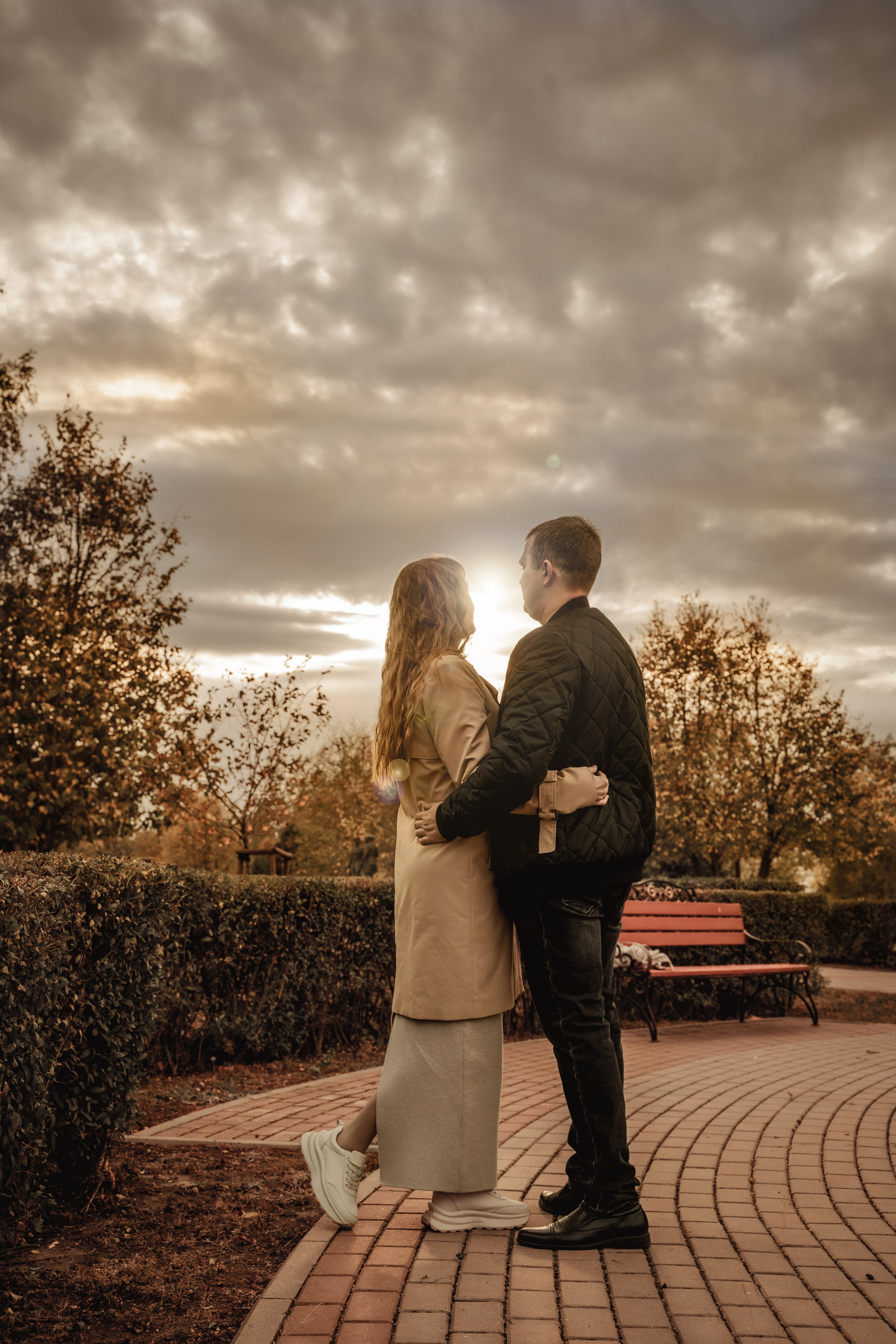 Осенняя фотосессия в стиле Love Story. Семейный фотограф в Белгороде Амелина Алина