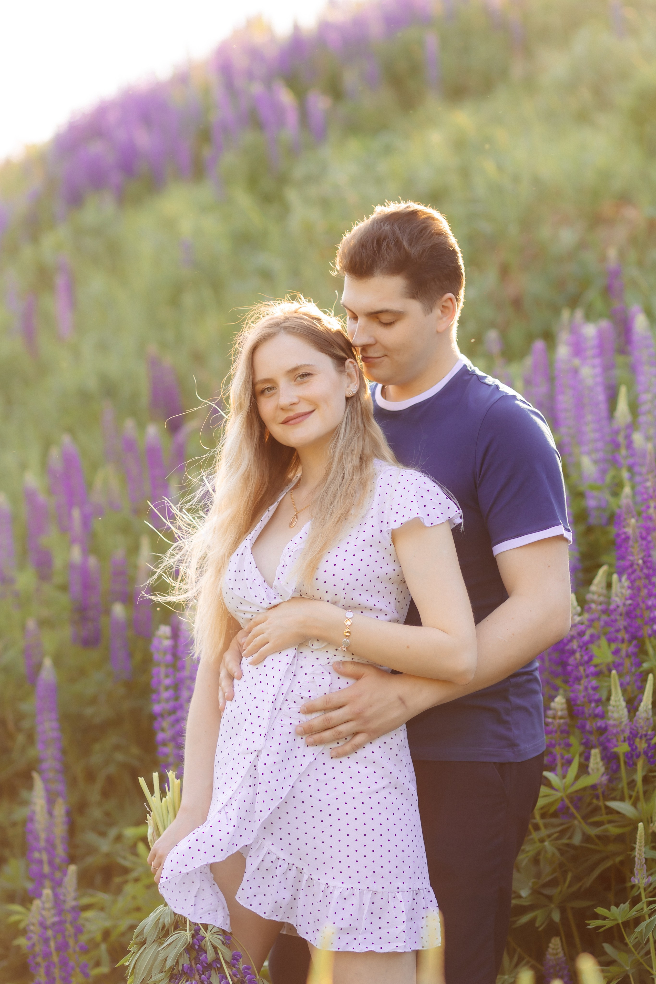 Фотосессия в люпинах. Зотова Алена — семейный и женский фотограф в Зеленограде