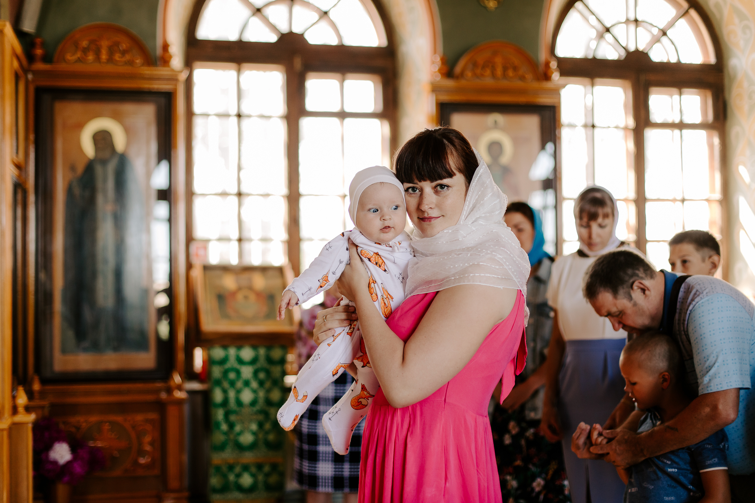 Таинство крещения в Никольской церкви. Фотограф Карпачан Анастасия