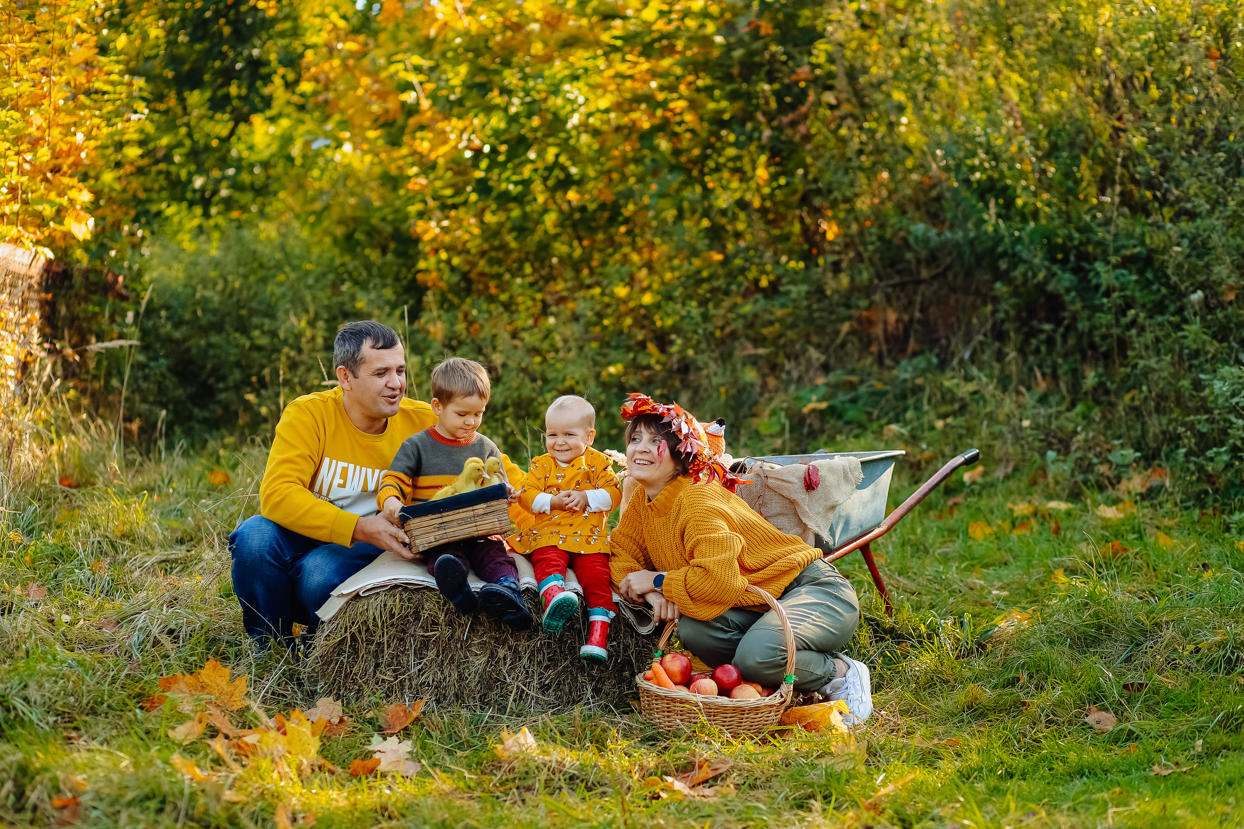 Фотосъемка с утятами. Фотограф Карпачан Анастасия