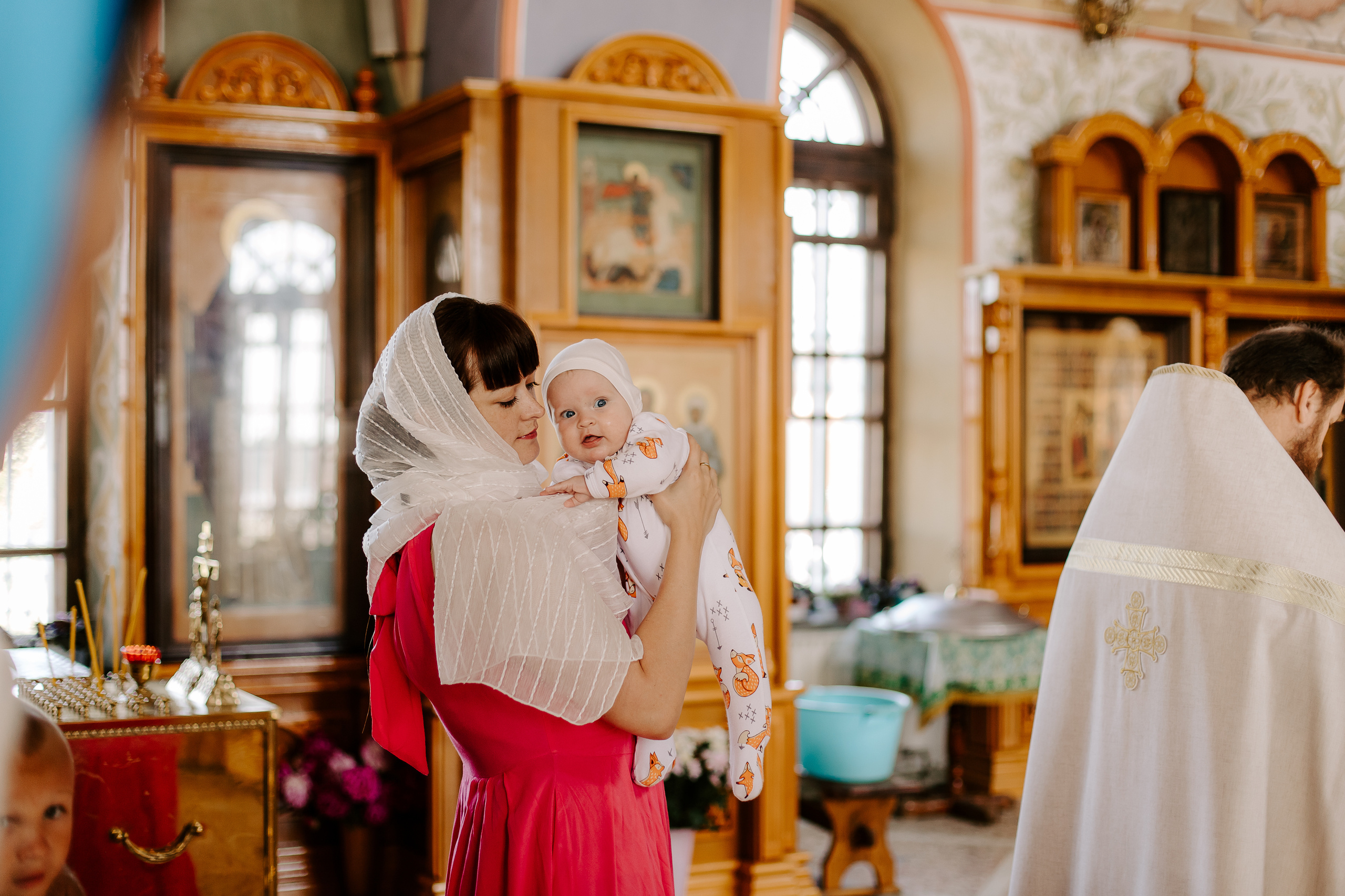 Таинство крещения в Никольской церкви. Фотограф Карпачан Анастасия