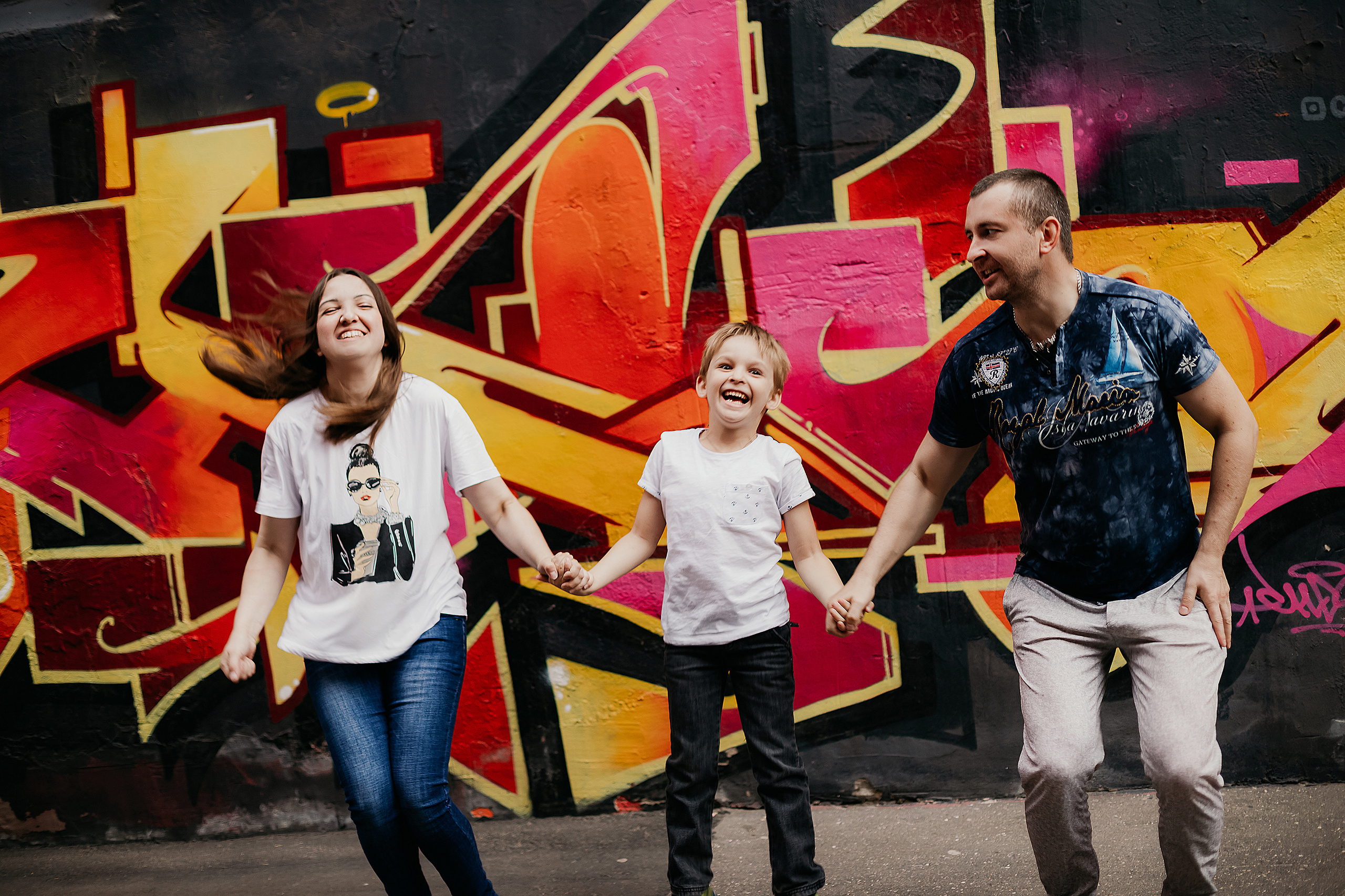 Семейная прогулка на Красном Октябре. Фотограф Карпачан Анастасия