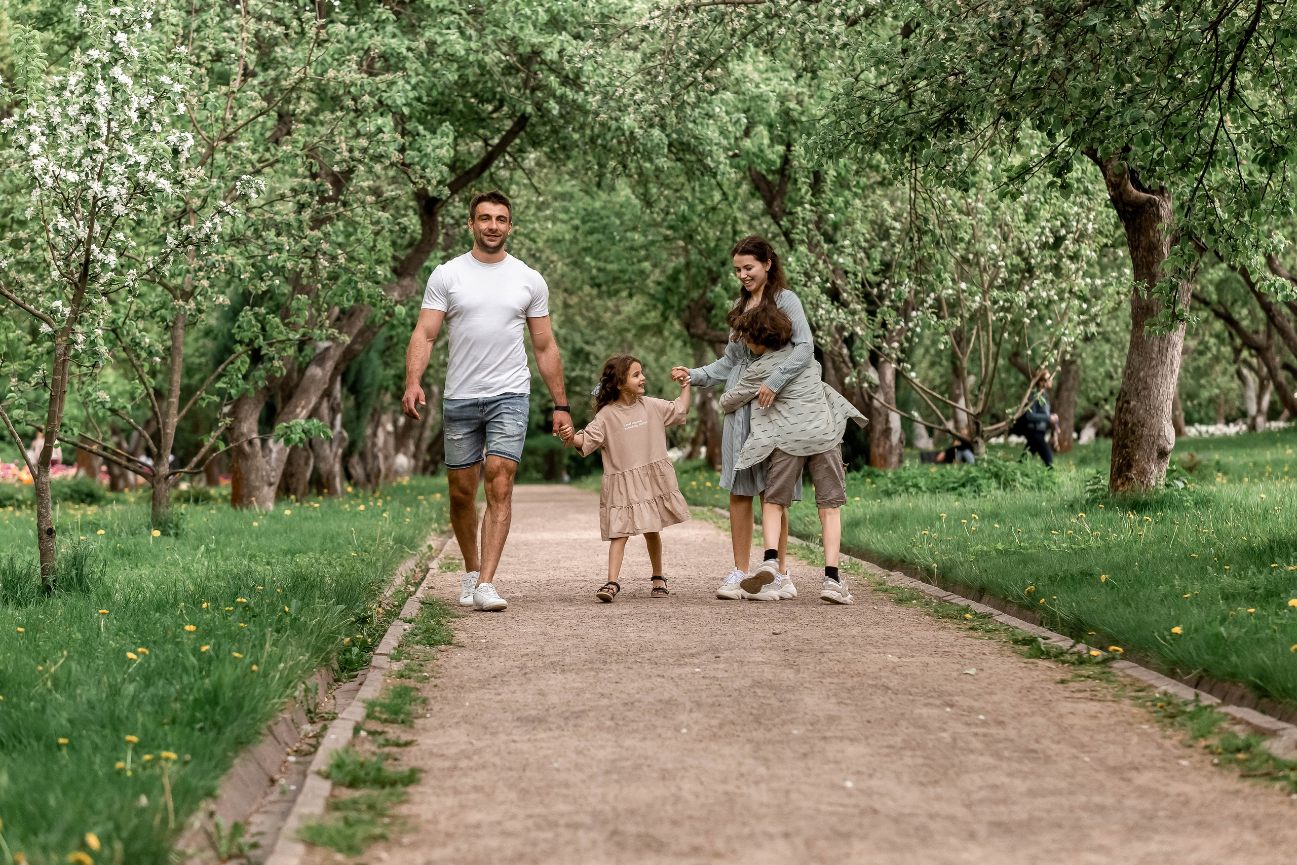 Наталья, Сергей, Артём и Альбина. Репортажный фотограф в Москве