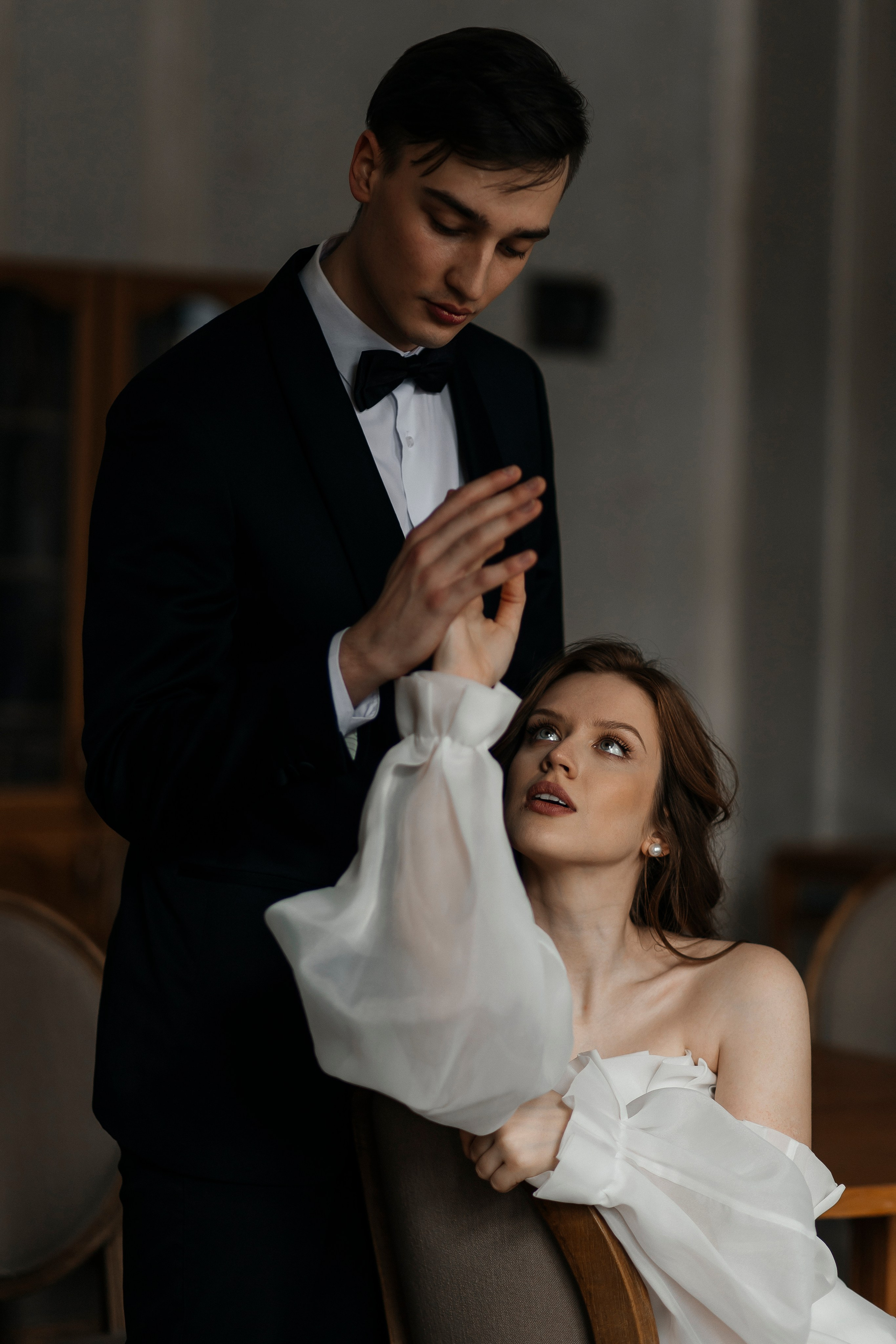 Мария и Александр (съемка в библиотеке). Фотограф в Москве Екатерина Потапова