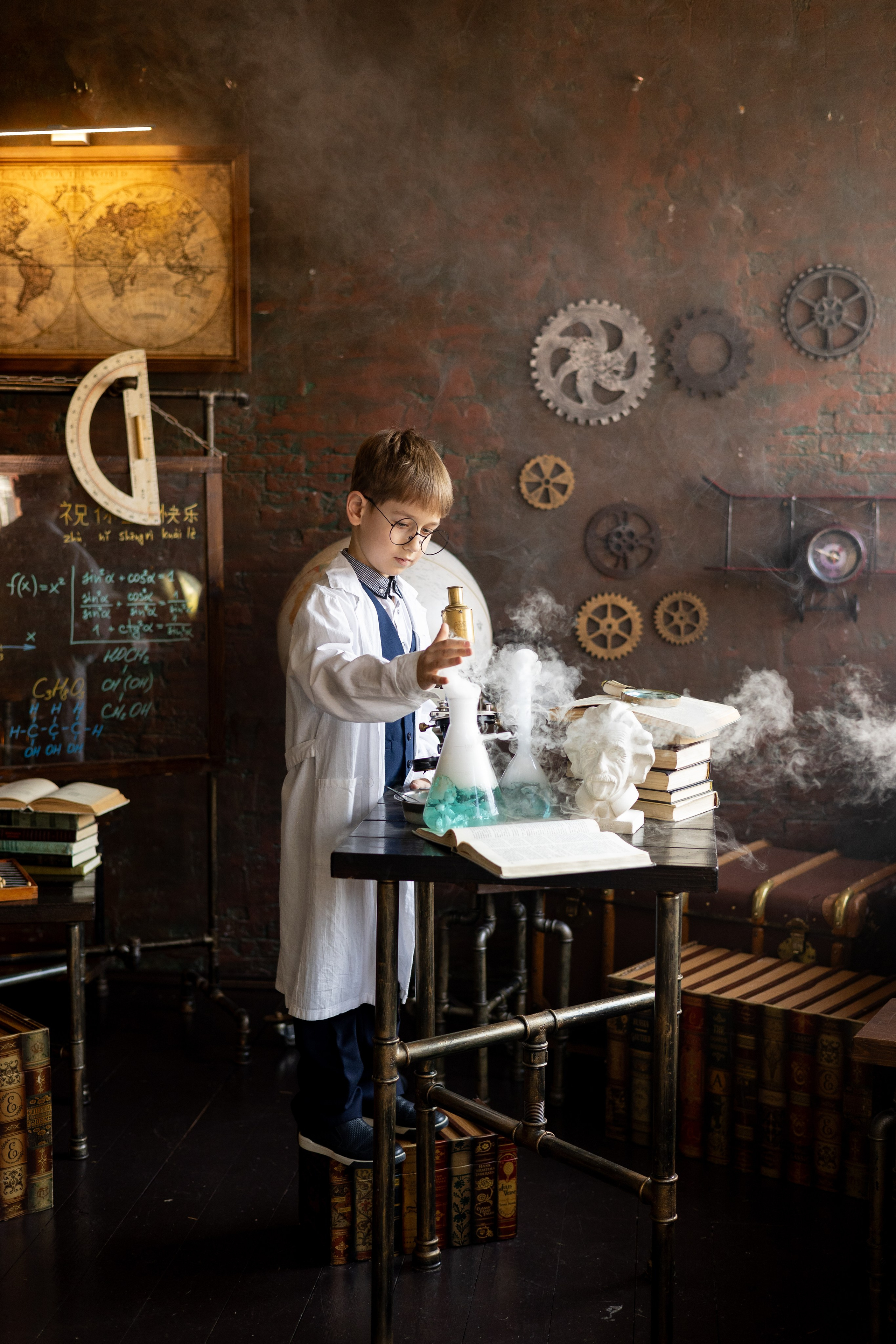 Фотосессия в лаборатории. Семейный фотограф в Москве Марина Петра