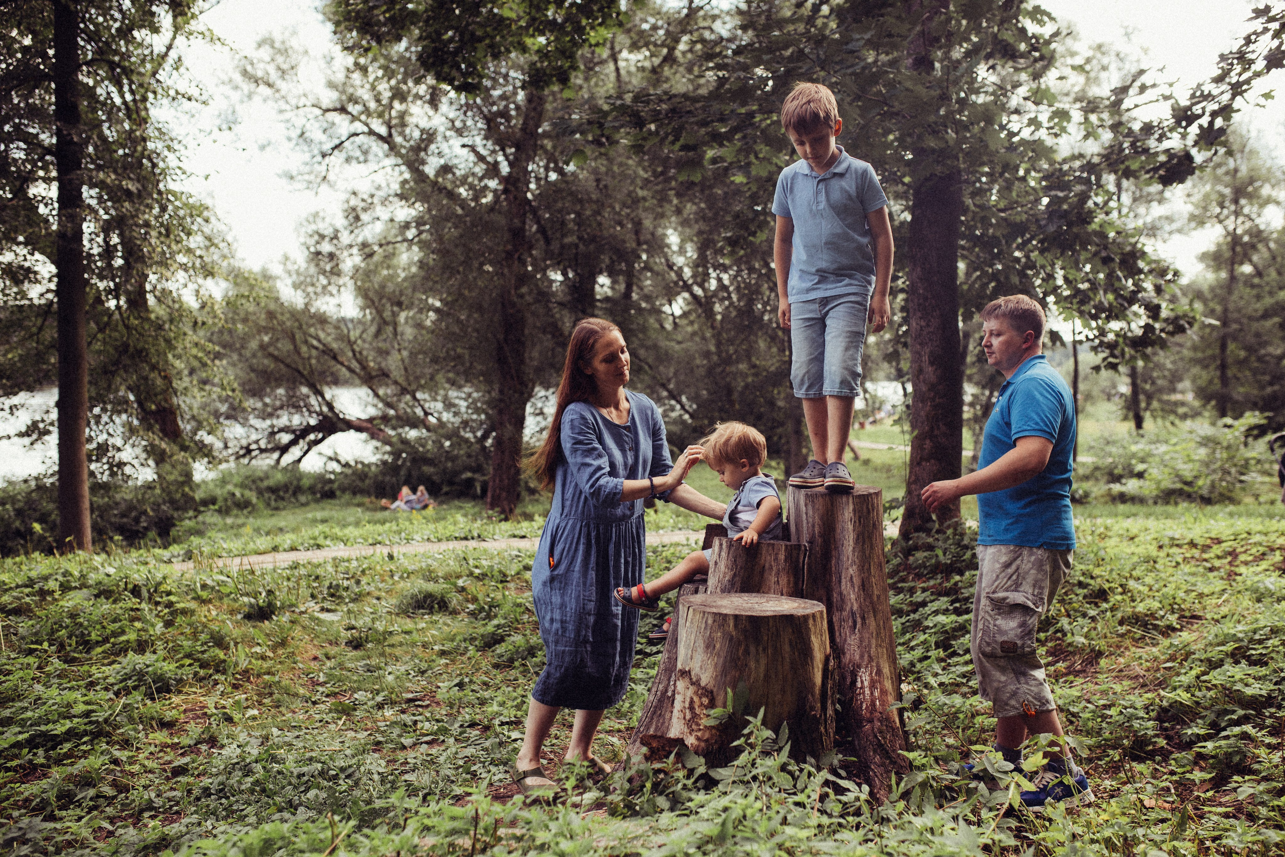 Семейная фотосессия в усадьбе Архангельское. Фотограф Лебедева Наталья