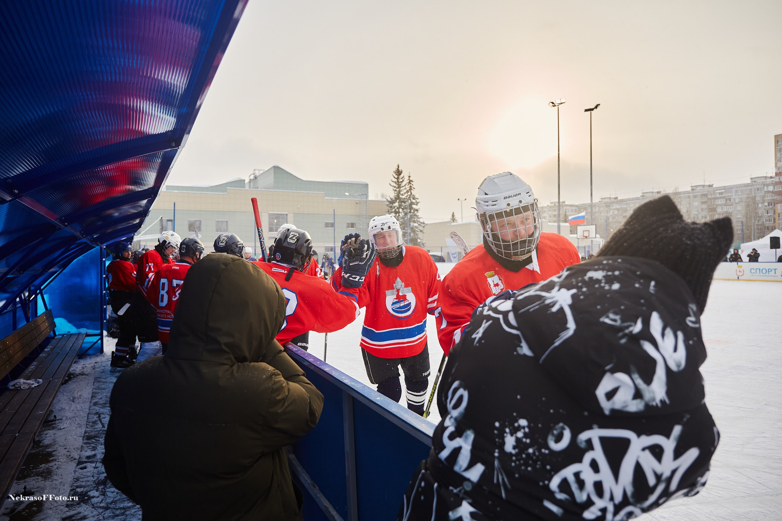 Турнир по хоккею «Русская классика» в рамках Офицерской хоккейной лиги. Спортивный фотограф Некрасов Денис