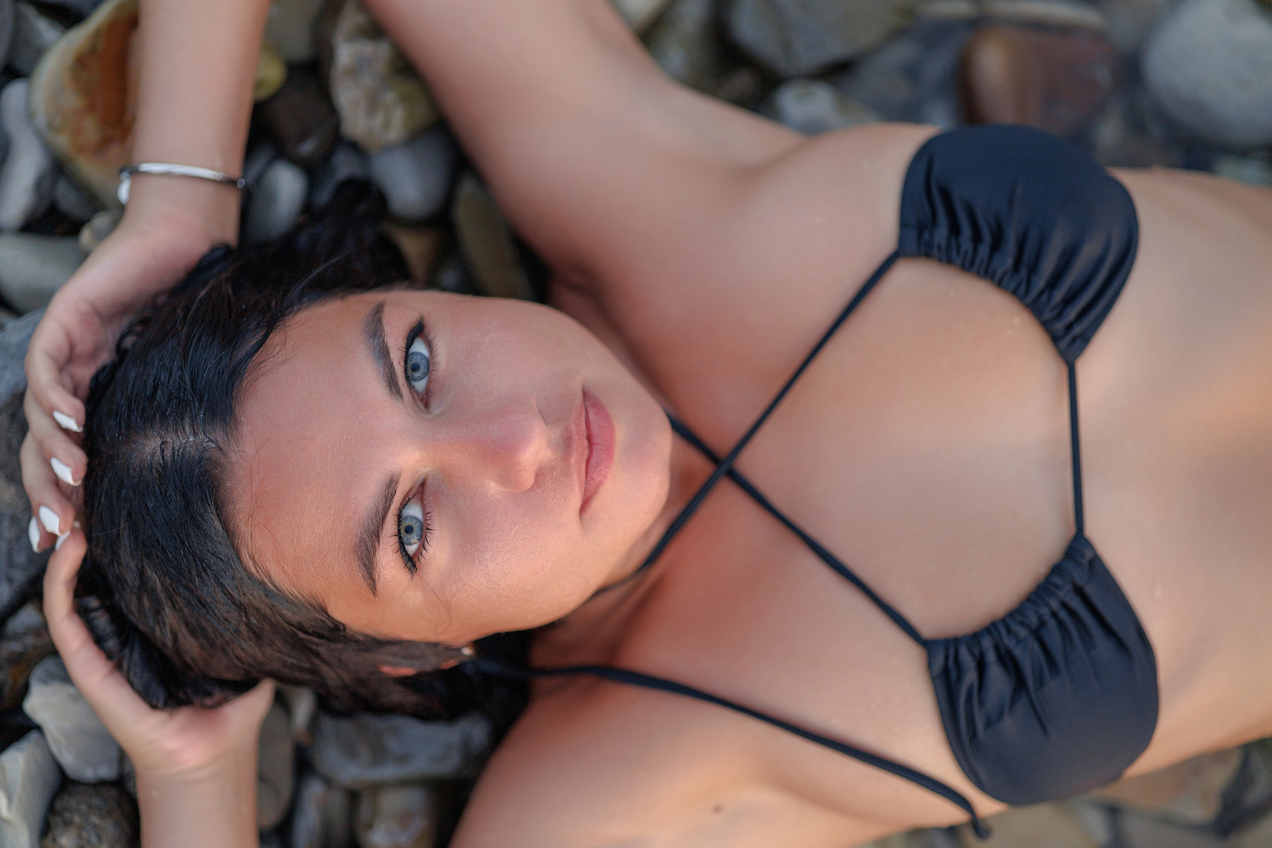 Закат на пляже Тонкий мыс. Семейный и портретный фотограф в Геленджике Любовь Бодрова