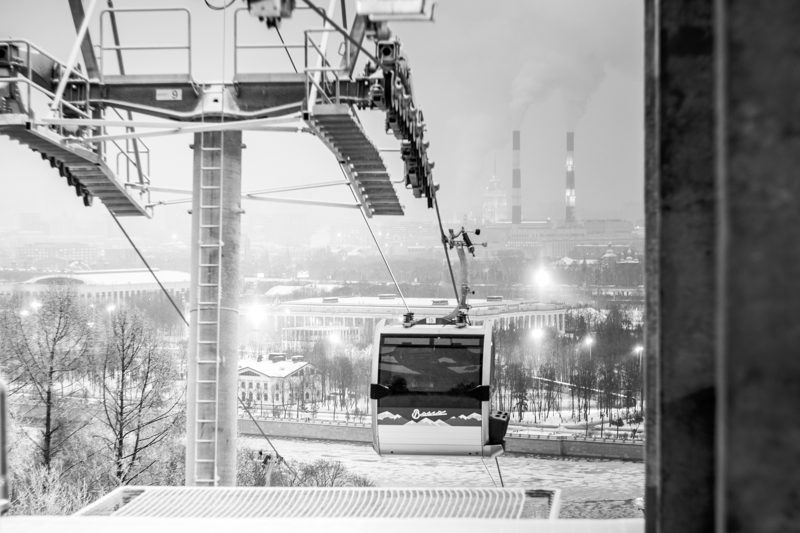 Канатная дорога, Воробьевы горы, Москва