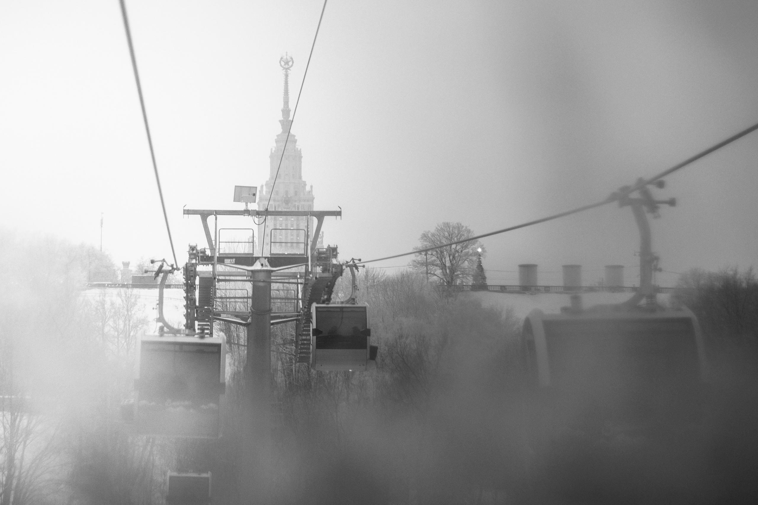 Канатная дорога, Воробьевы горы, Москва