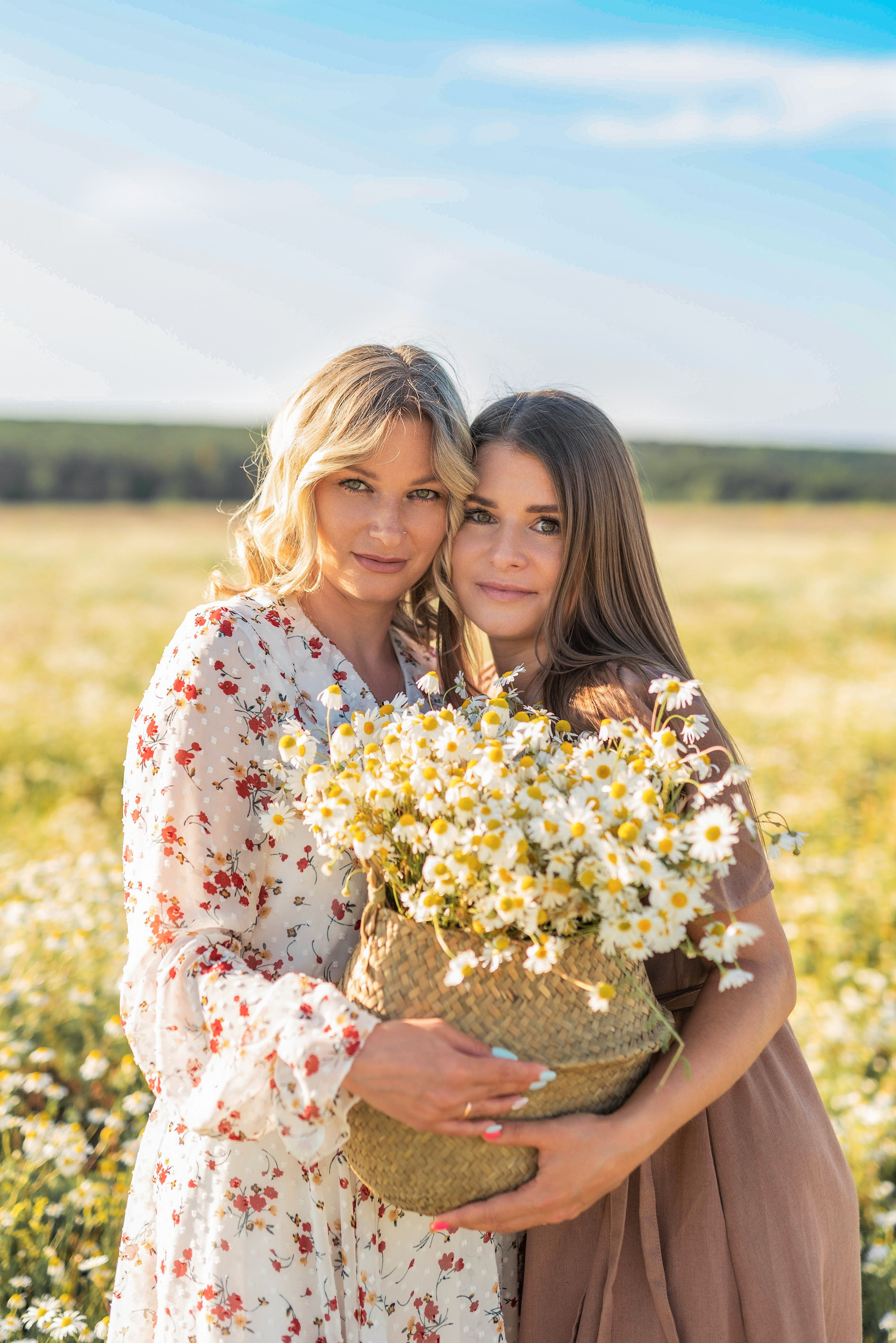 Семейная съёмка в ромашках. Семейный, детский фотограф в Воронеже Анна Никитина