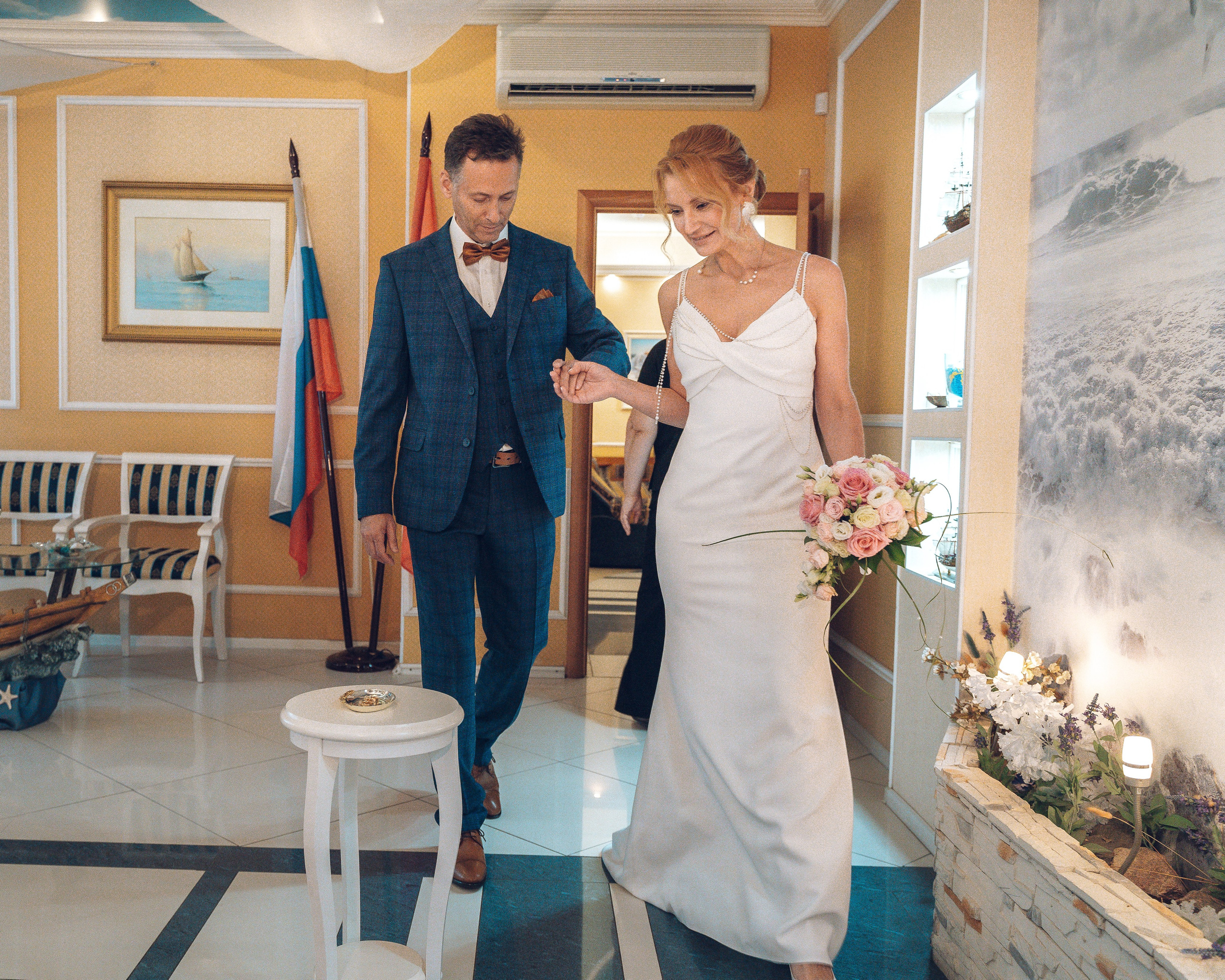 Игорь и Евгения в ЗАГСе Крондштатского района г. Санкт-Петербург. Professional photoartist in St. Petersburg (wedding, reportage, portrait, model book, love story) Alexander Shvedov