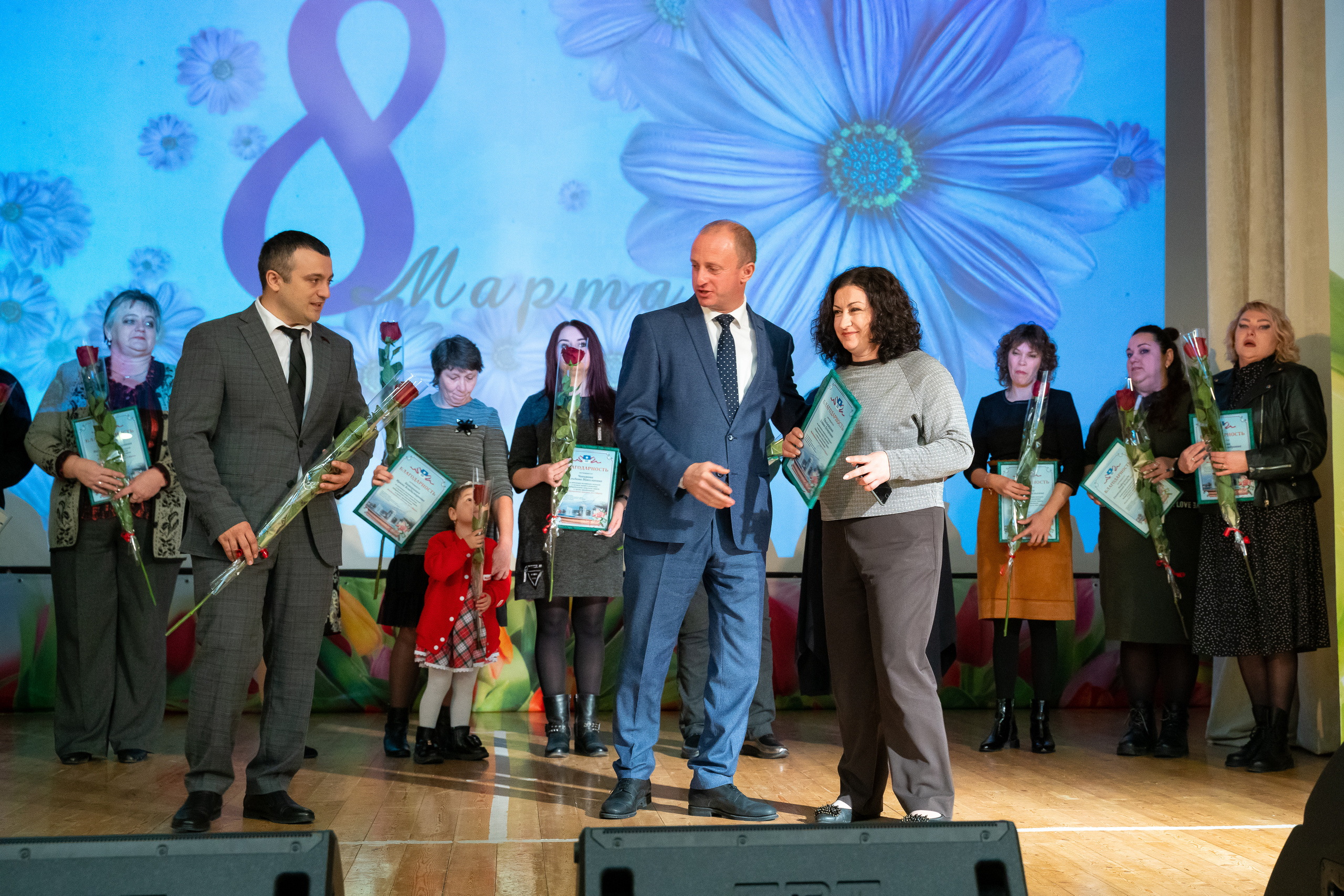 Концерт к 8 марта, ДК Кабардинка. Жизнь курорта Кабардинка в фотографиях