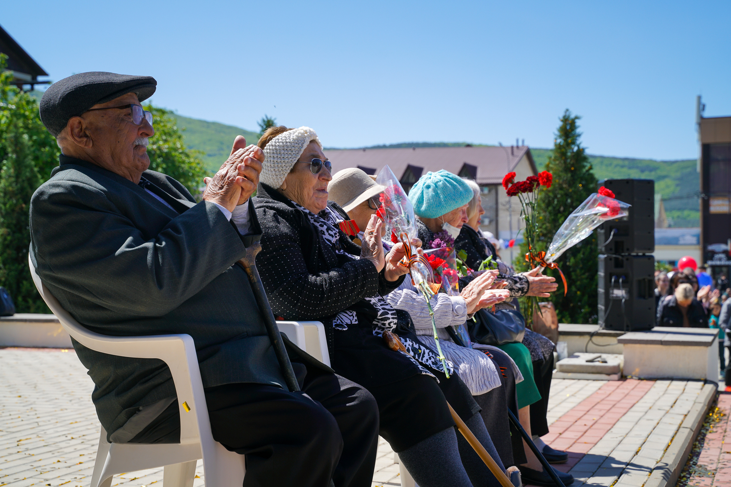 Праздничный парад 9 мая. Жизнь курорта Кабардинка в фотографиях