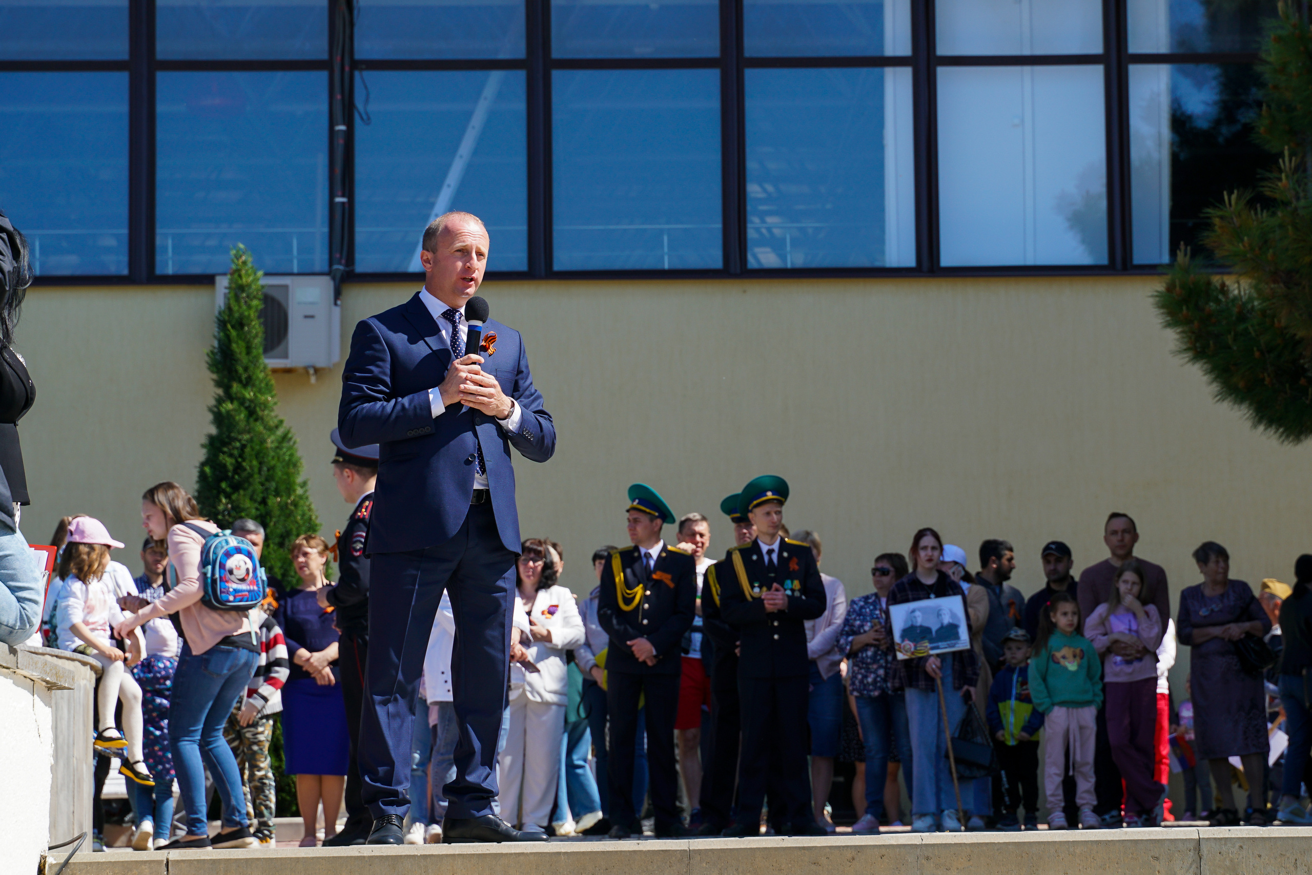 Праздничный парад 9 мая. Жизнь курорта Кабардинка в фотографиях