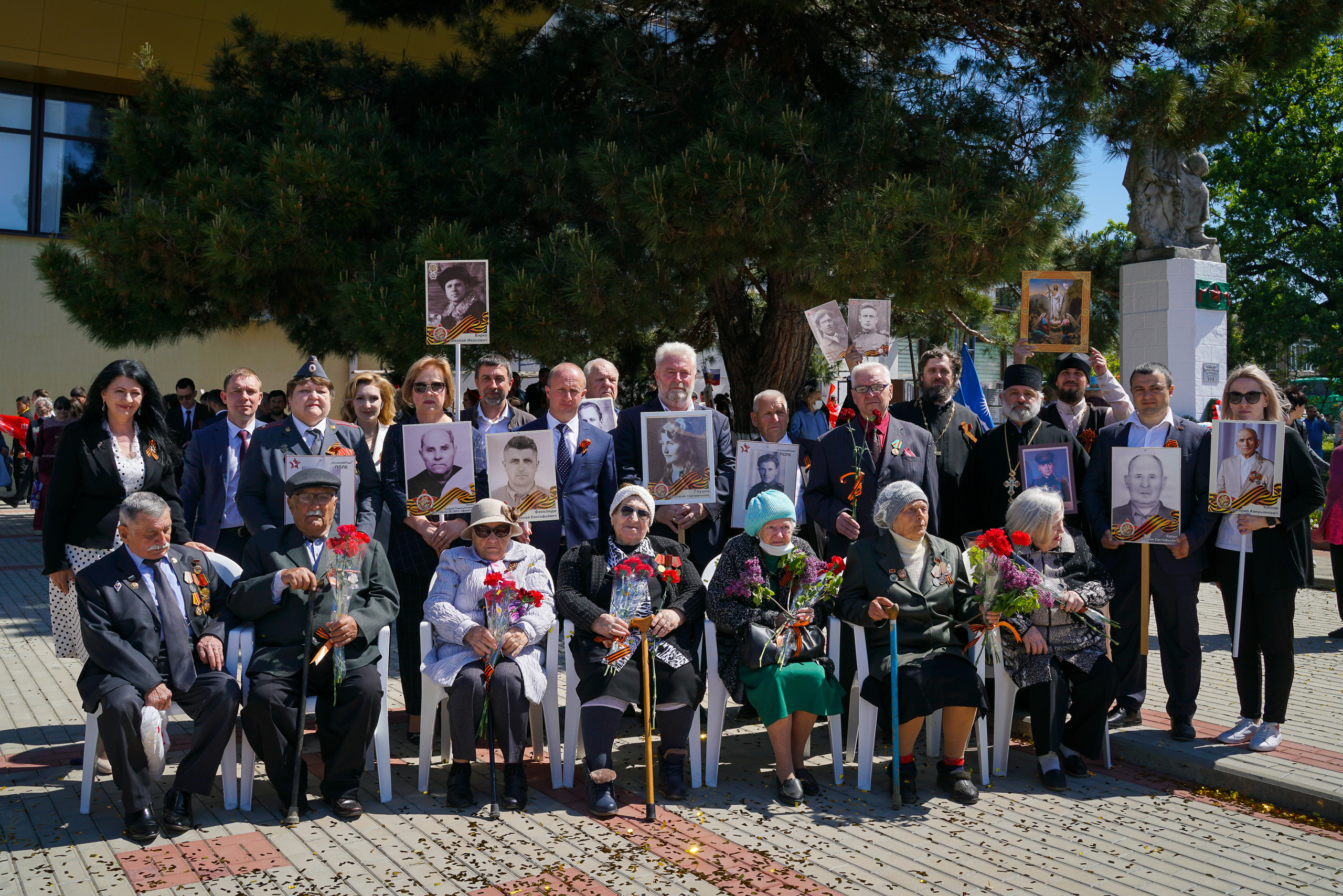 Праздничный парад 9 мая. Жизнь курорта Кабардинка в фотографиях