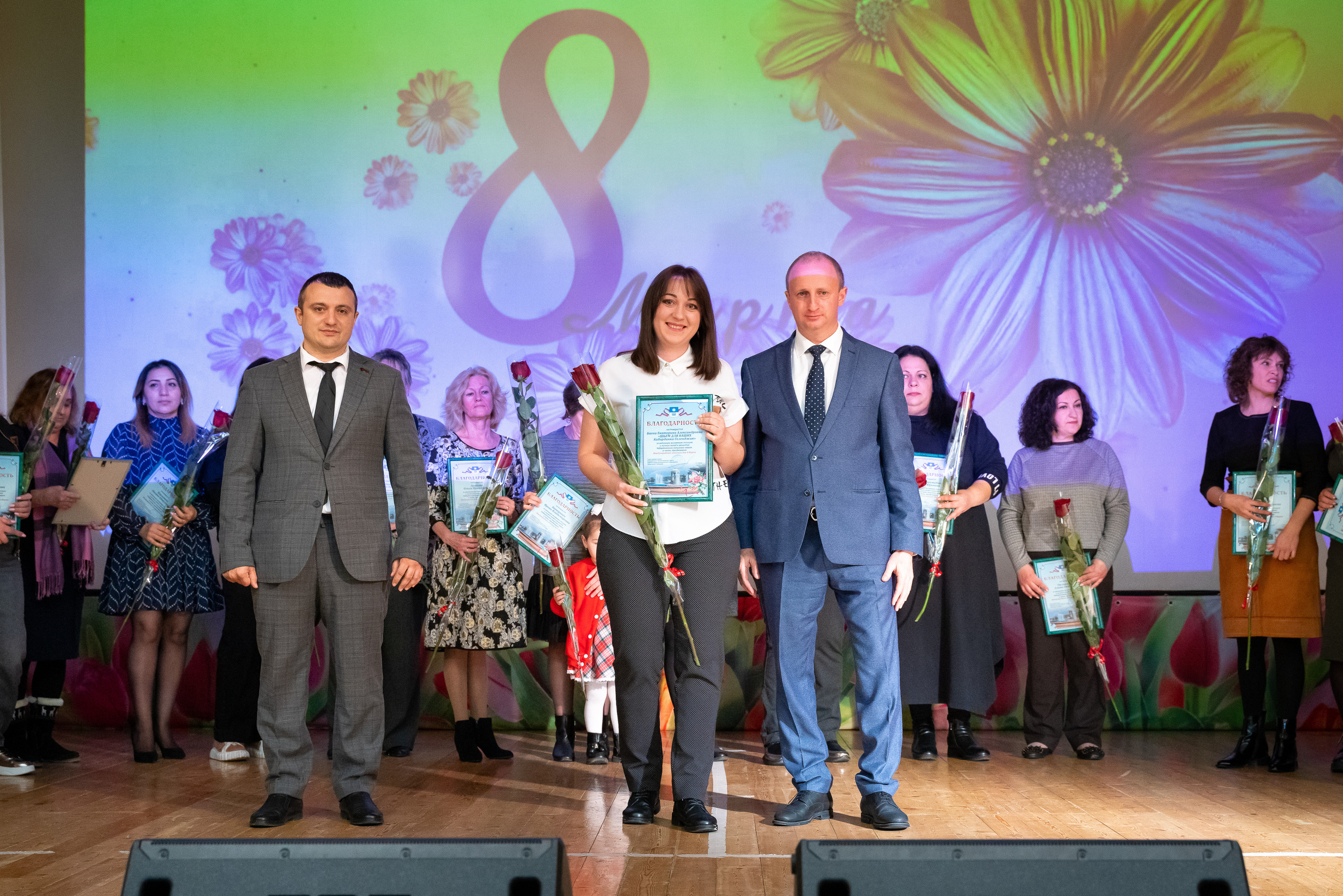 Концерт к 8 марта, ДК Кабардинка. Жизнь курорта Кабардинка в фотографиях