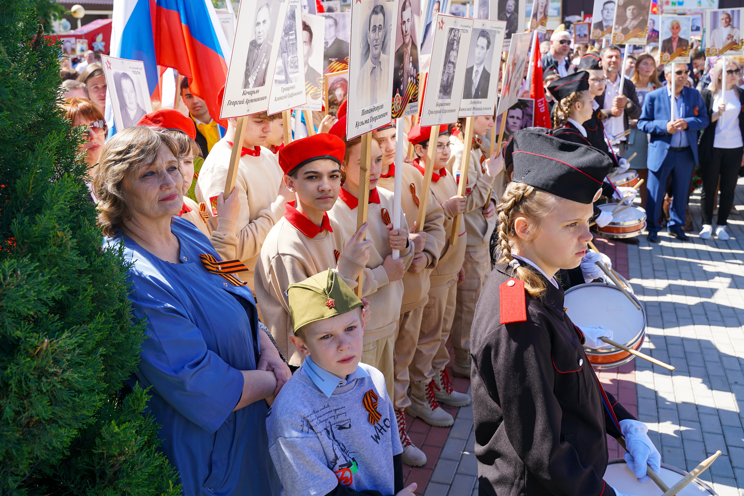 Праздничный парад 9 мая. Жизнь курорта Кабардинка в фотографиях