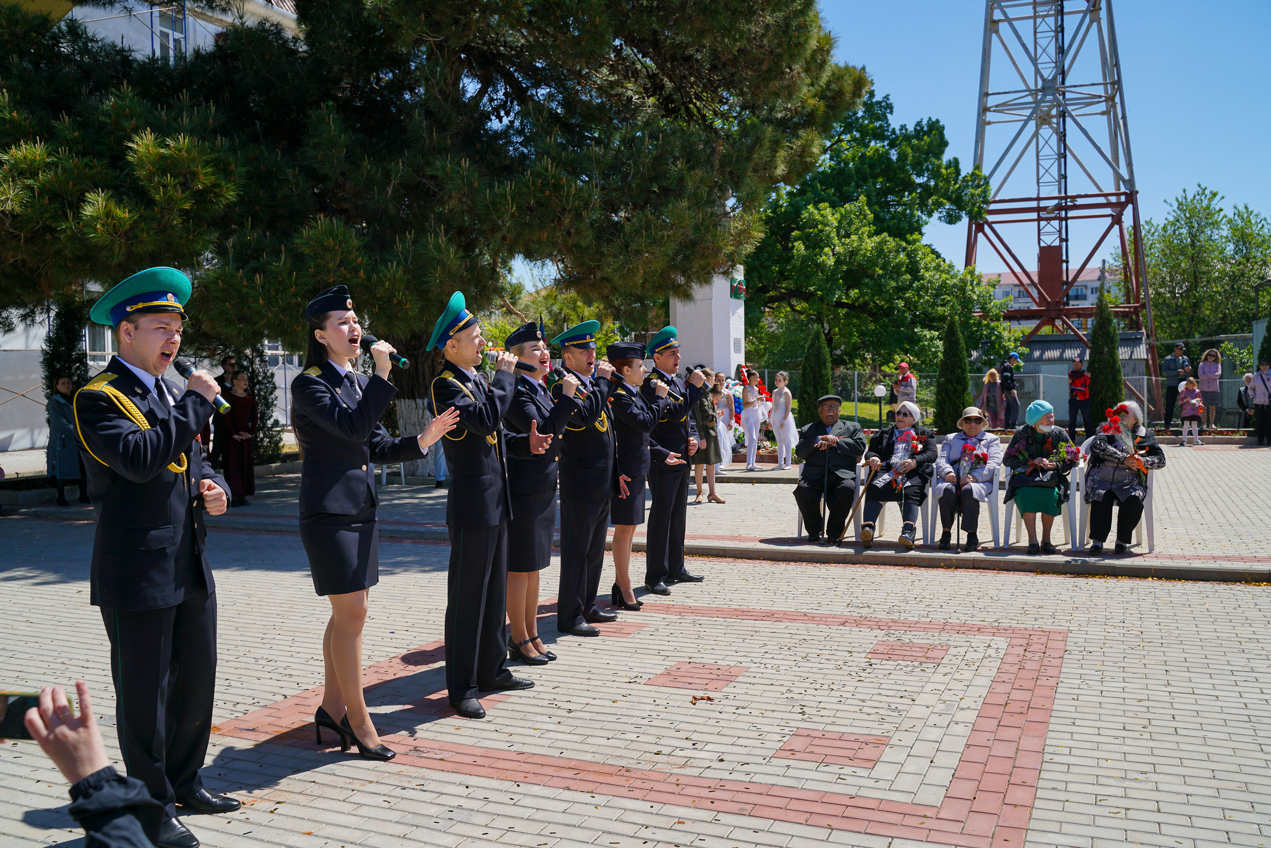 Праздничный парад 9 мая. Жизнь курорта Кабардинка в фотографиях