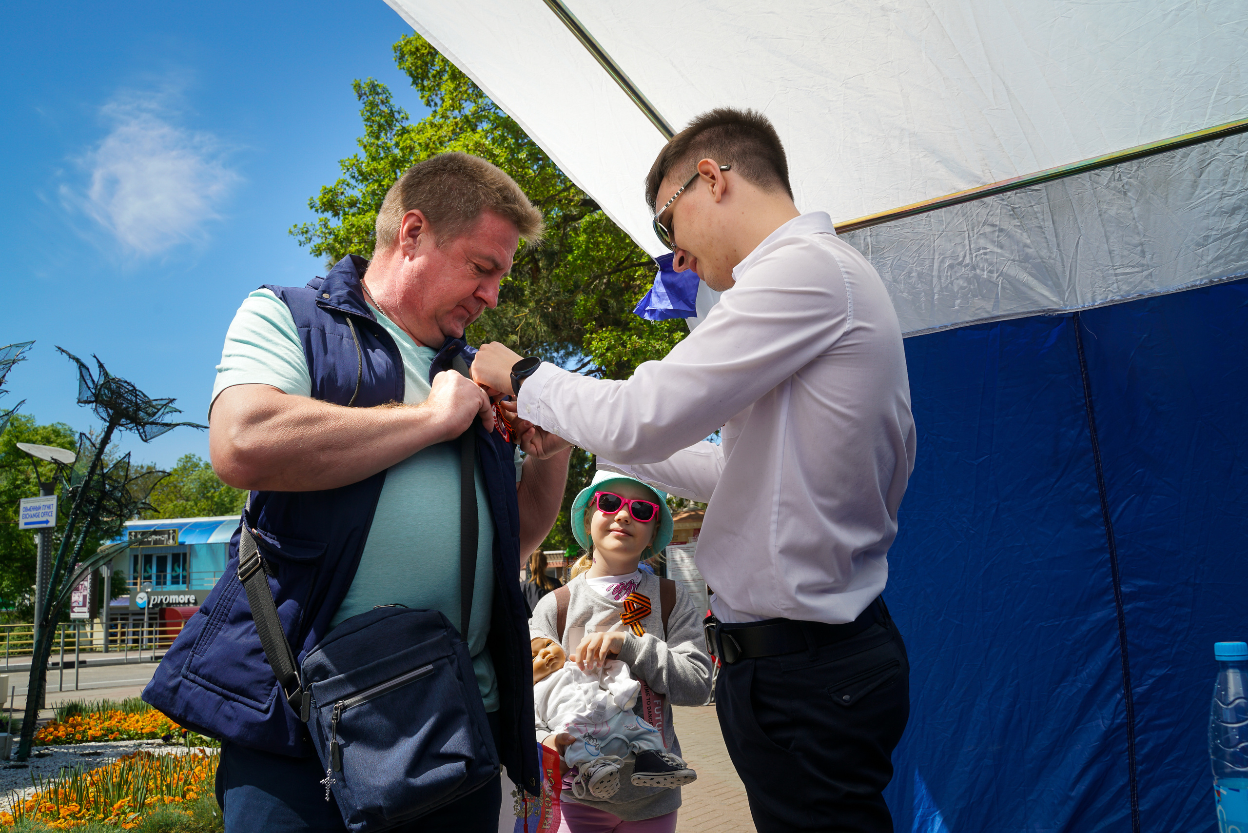 Праздничный парад 9 мая. Жизнь курорта Кабардинка в фотографиях