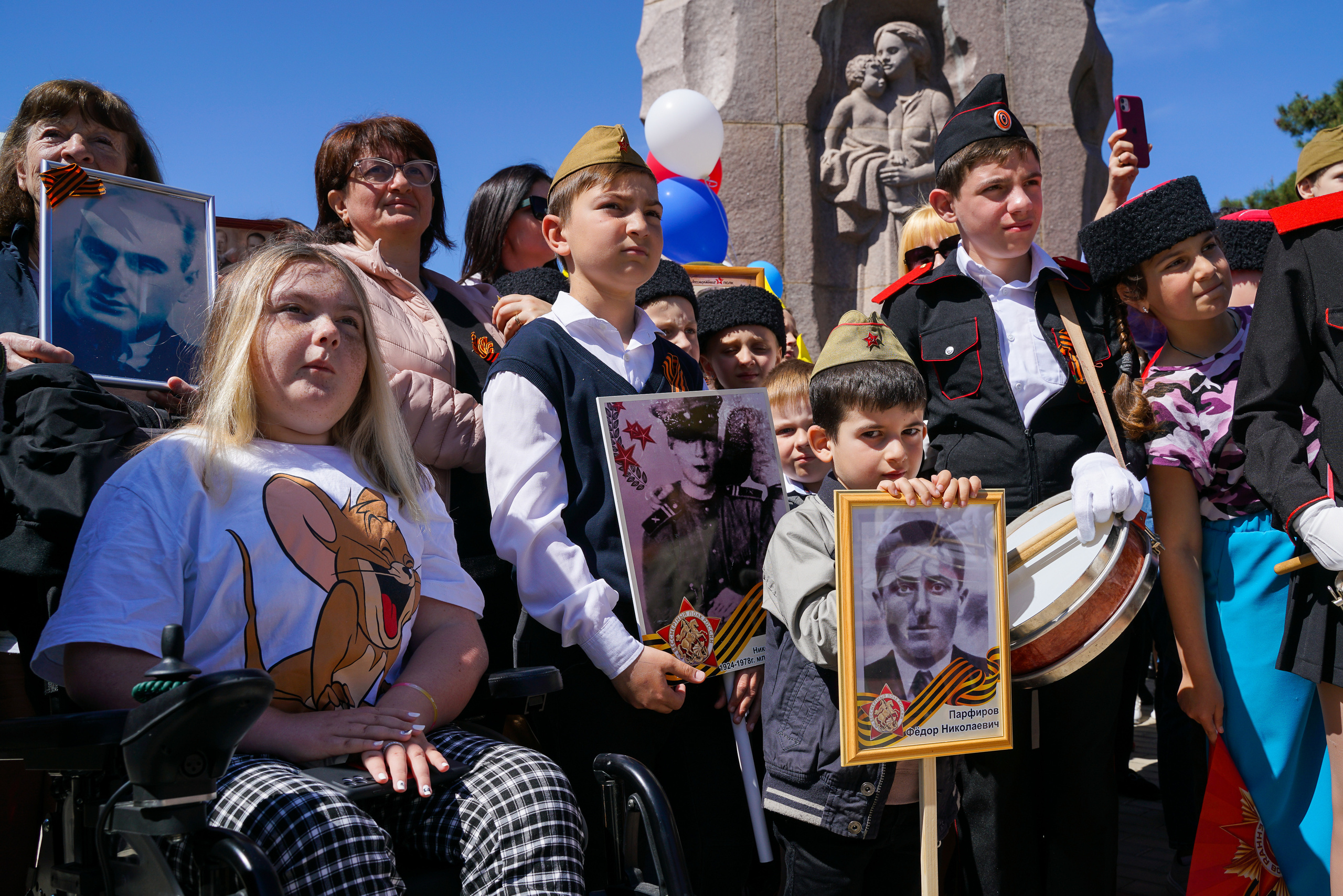 Праздничный парад 9 мая. Жизнь курорта Кабардинка в фотографиях