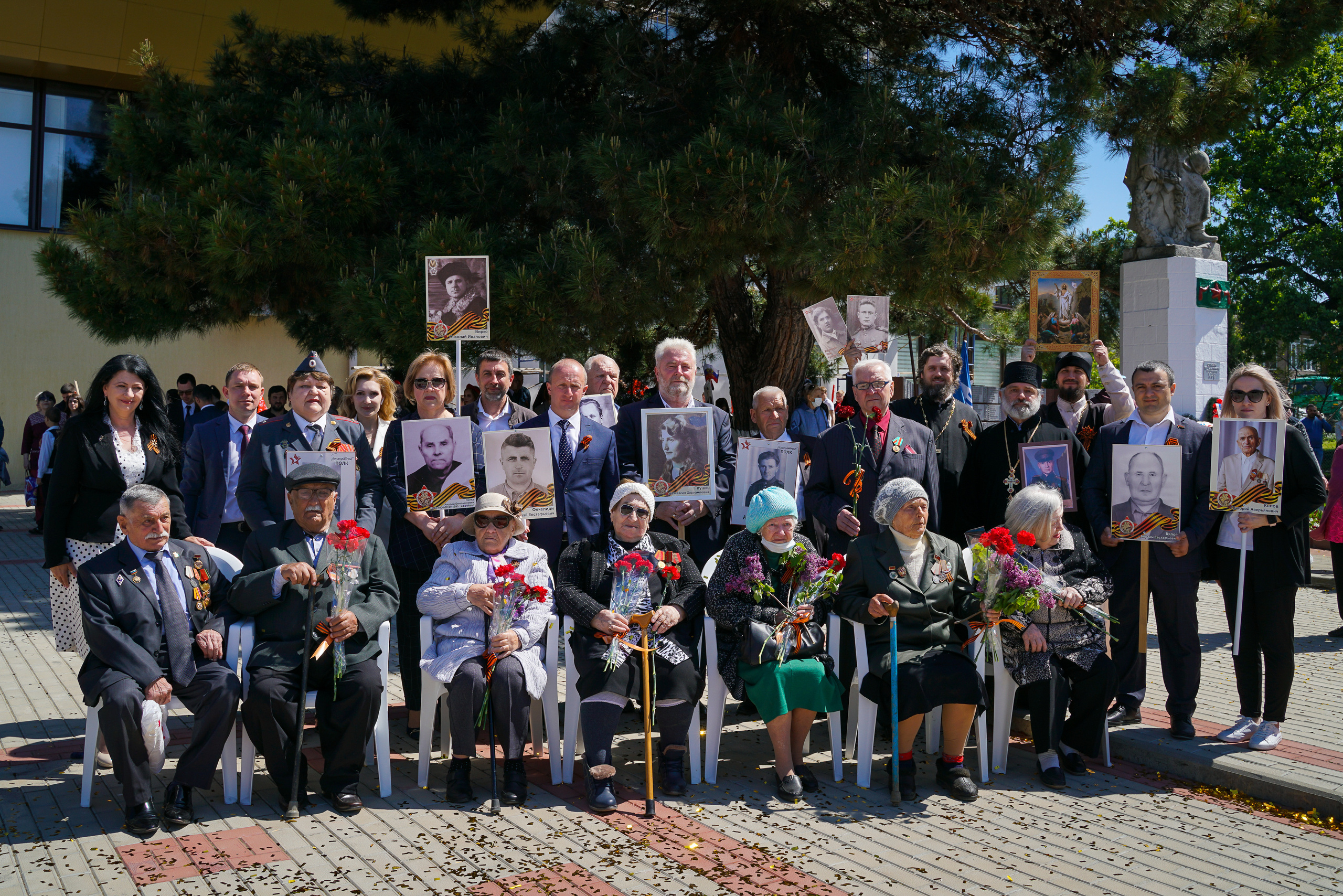 Праздничный парад 9 мая. Жизнь курорта Кабардинка в фотографиях