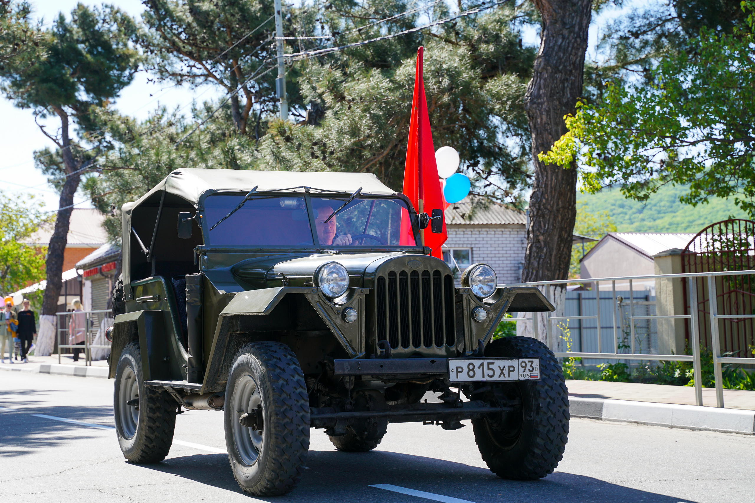 Праздничный парад 9 мая. Жизнь курорта Кабардинка в фотографиях