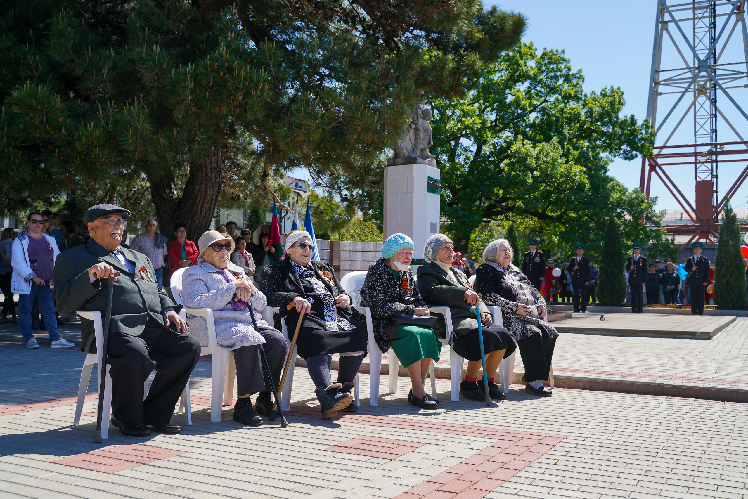 Праздничный парад 9 мая. Жизнь курорта Кабардинка в фотографиях