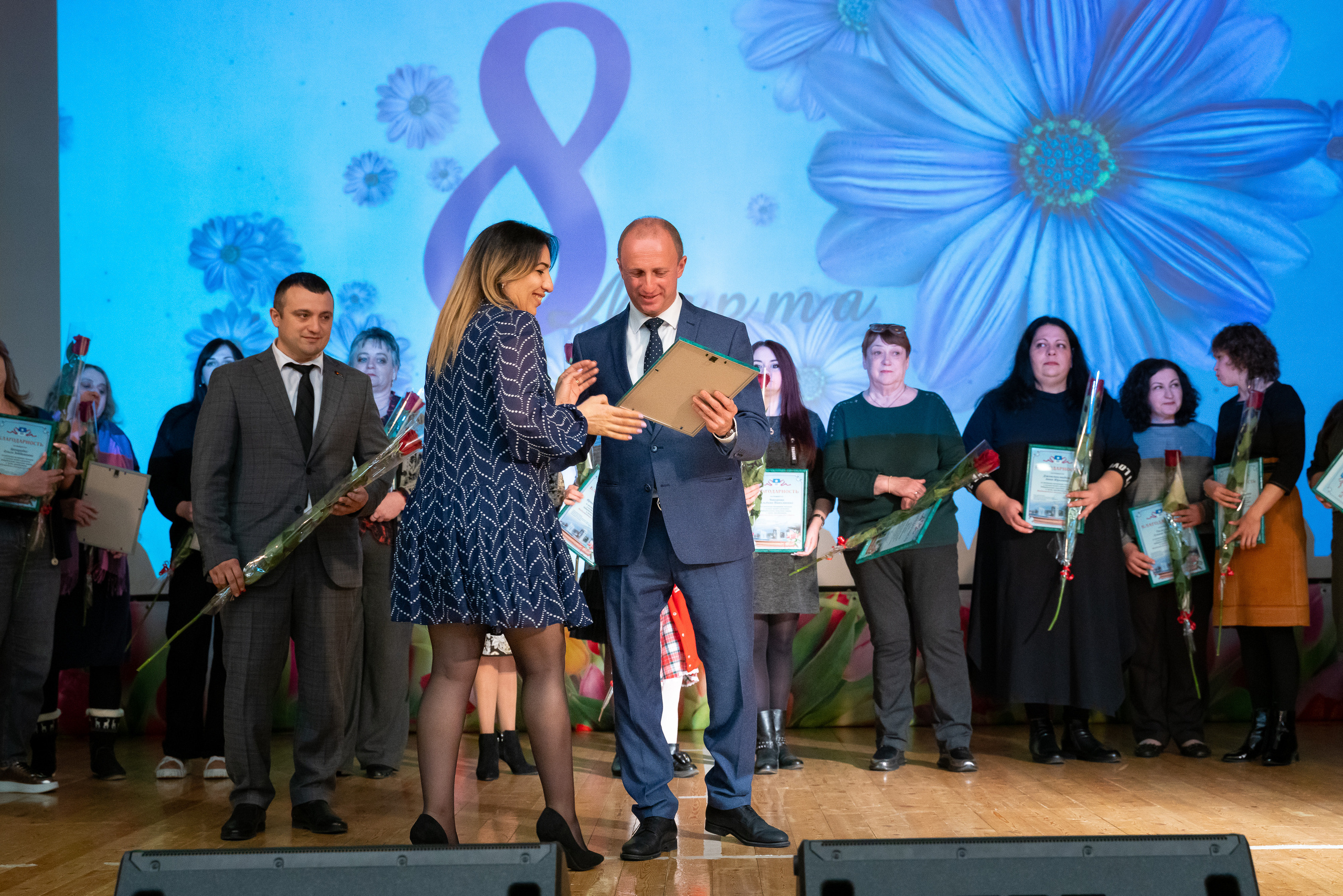 Концерт к 8 марта, ДК Кабардинка. Жизнь курорта Кабардинка в фотографиях