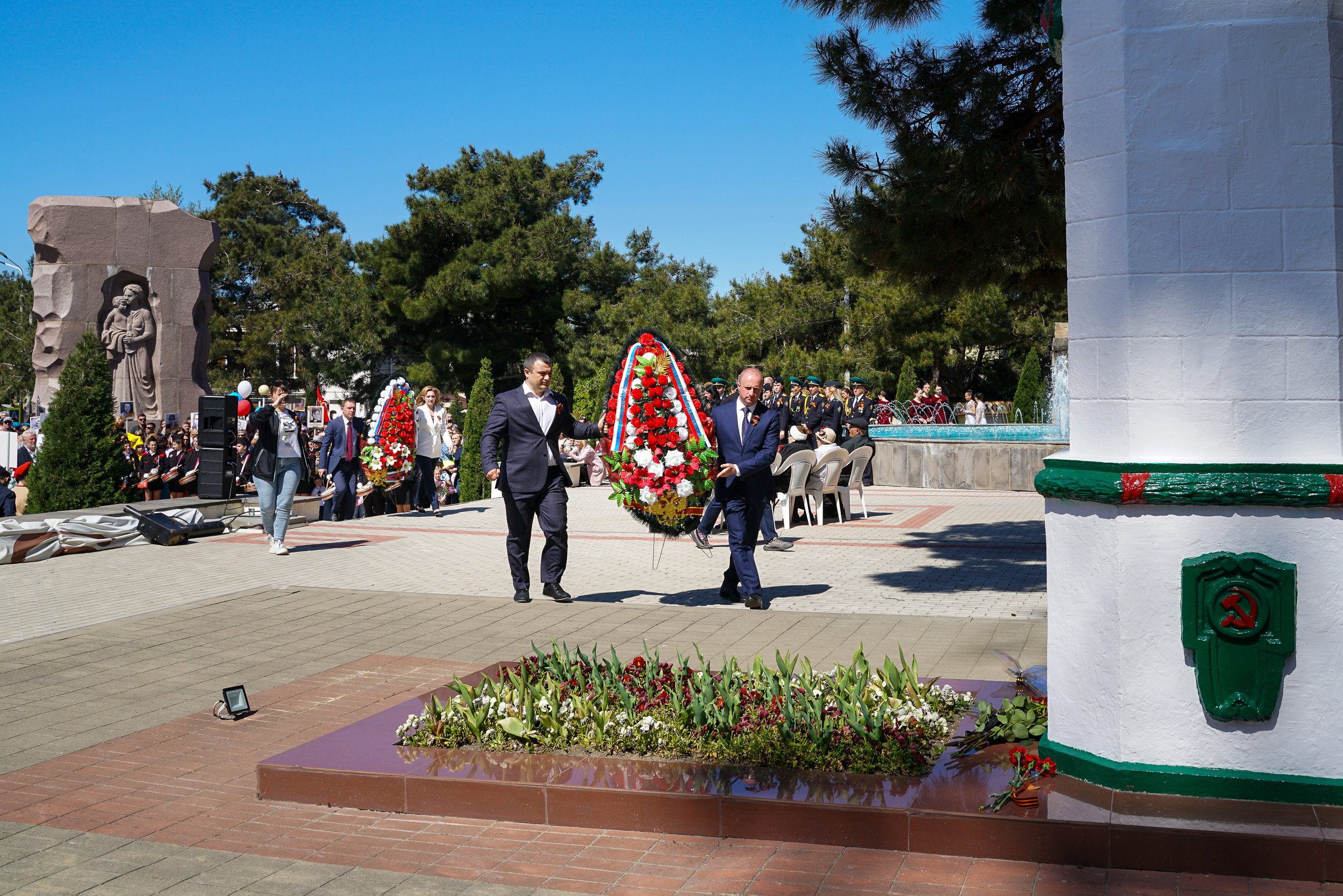 Праздничный парад 9 мая. Жизнь курорта Кабардинка в фотографиях