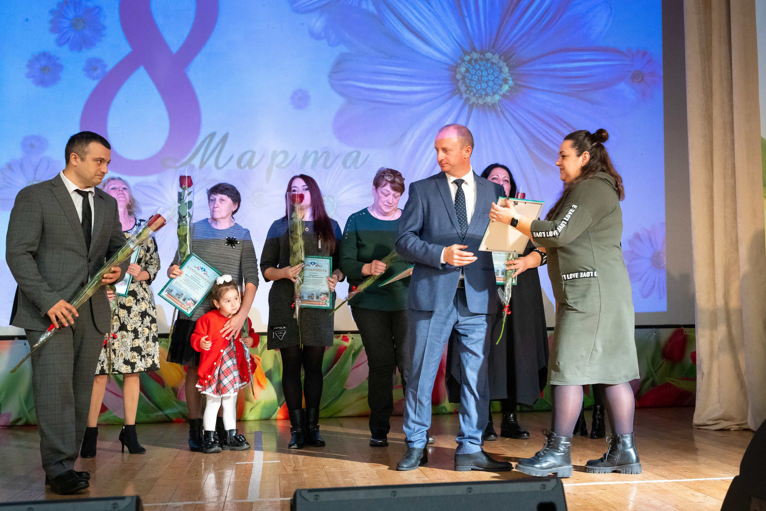 Концерт к 8 марта, ДК Кабардинка. Жизнь курорта Кабардинка в фотографиях