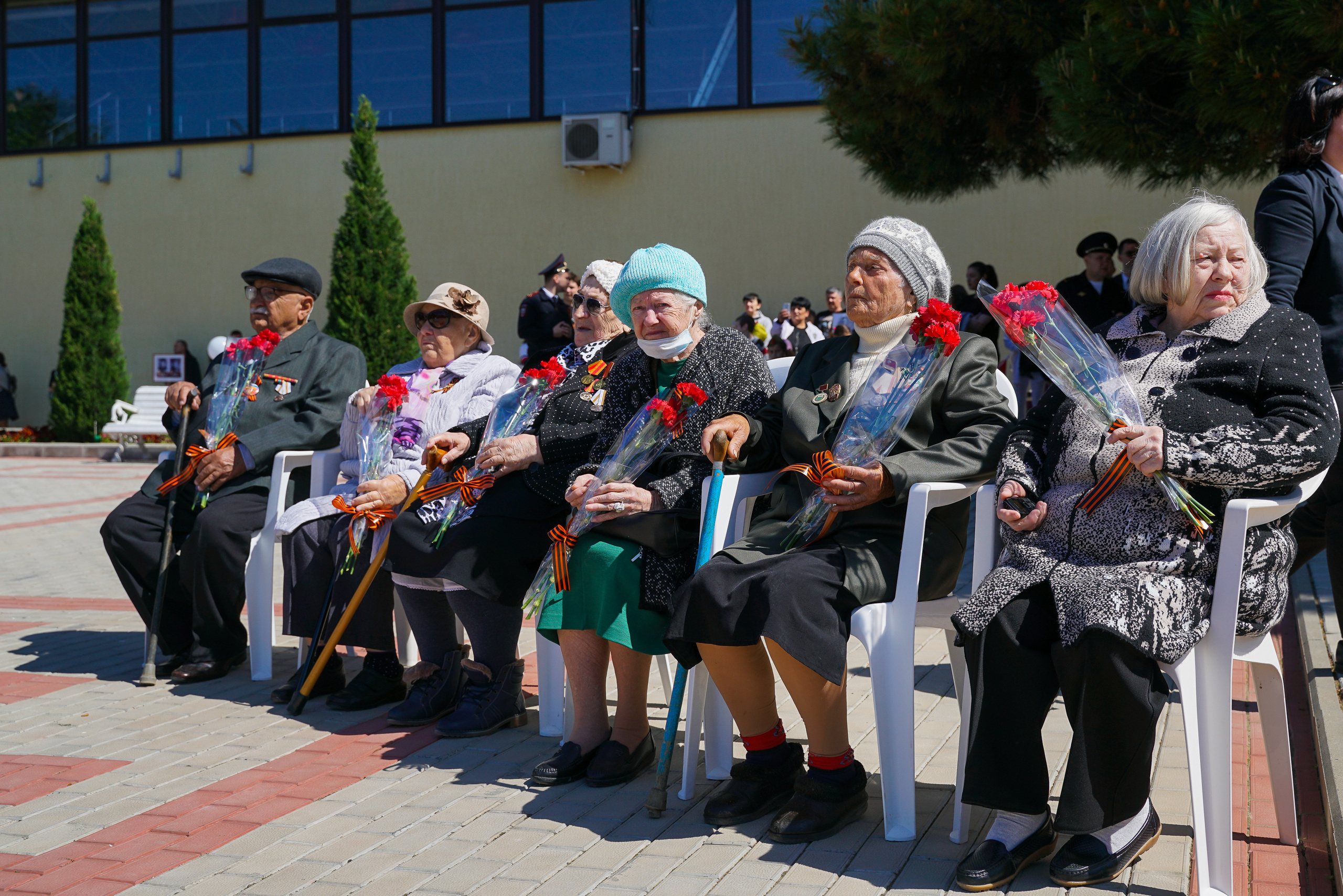 Праздничный парад 9 мая. Жизнь курорта Кабардинка в фотографиях