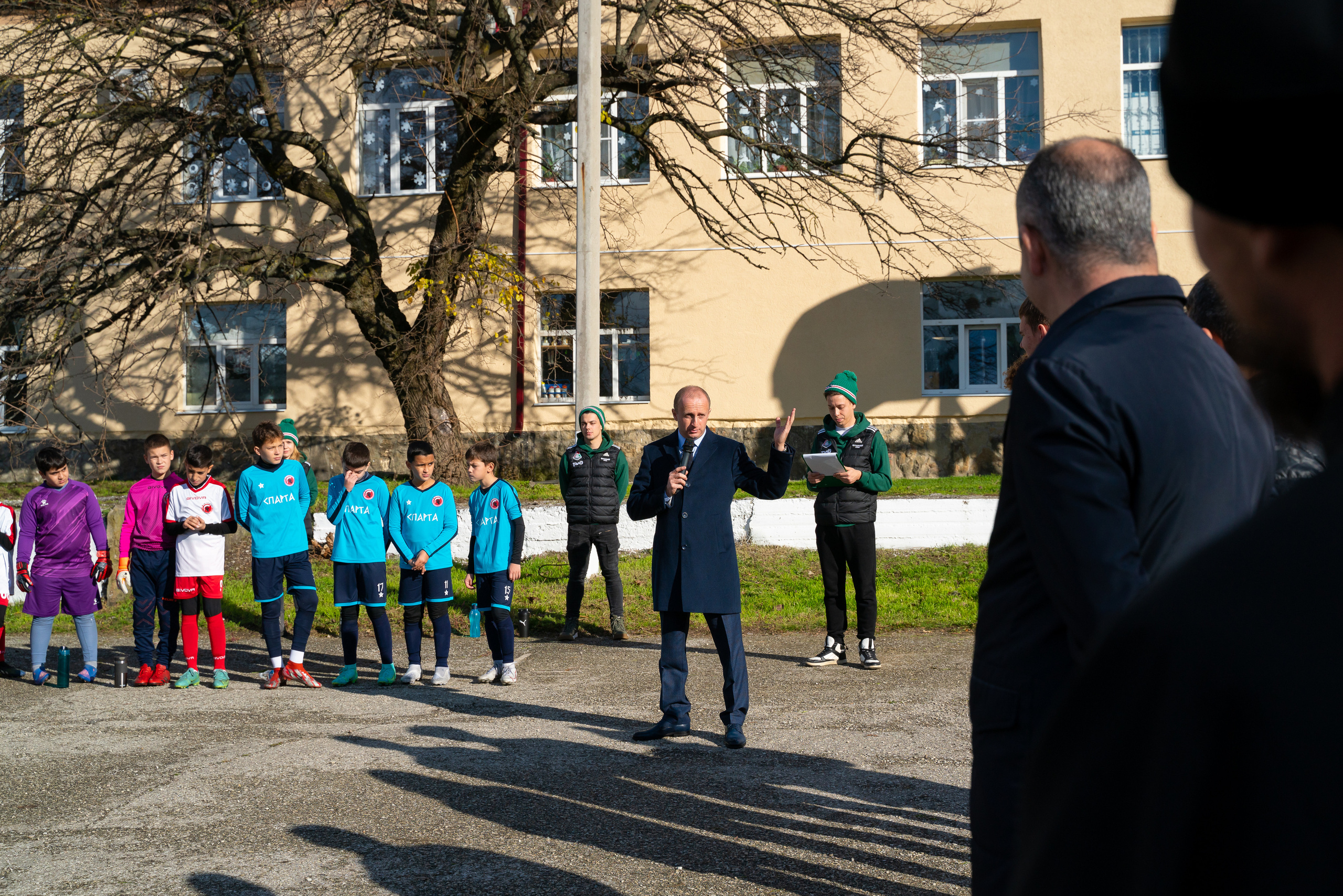 Открытие футбольного поля. Жизнь курорта Кабардинка в фотографиях