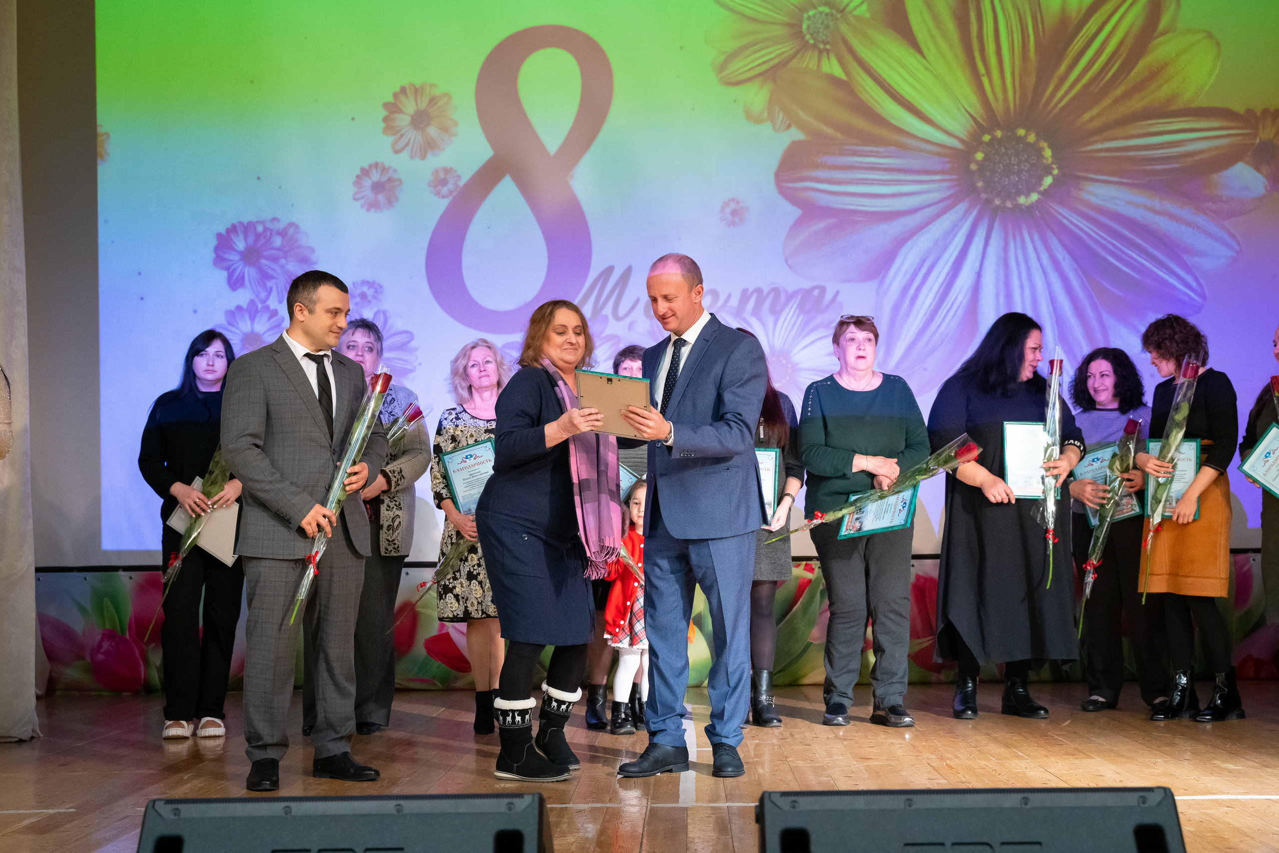 Концерт к 8 марта, ДК Кабардинка. Жизнь курорта Кабардинка в фотографиях