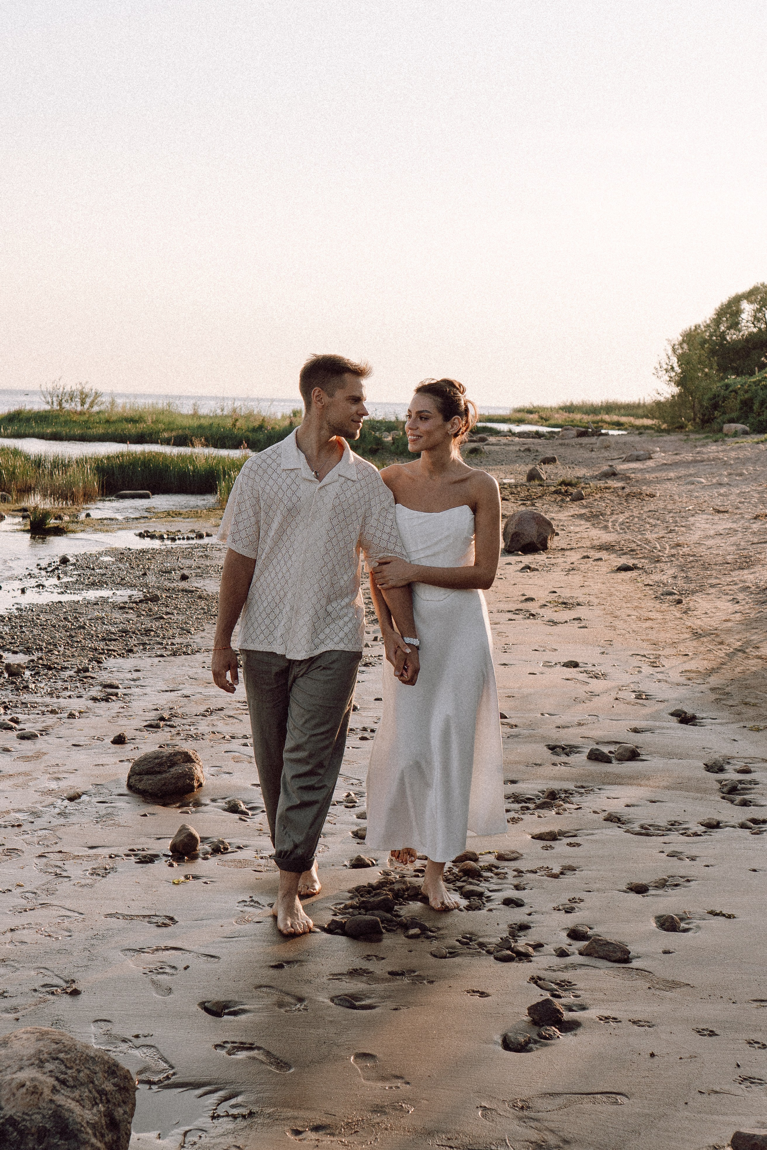 СВАДЕБНАЯ ФОТОСЕССИЯ ВЫЕЗДНОЙ ЦЕРЕМОНИИ (ФИНСКИЙ ЗАЛИВ). Профессиональный фотограф, Санкт-Петербург — Виктория Богомолова