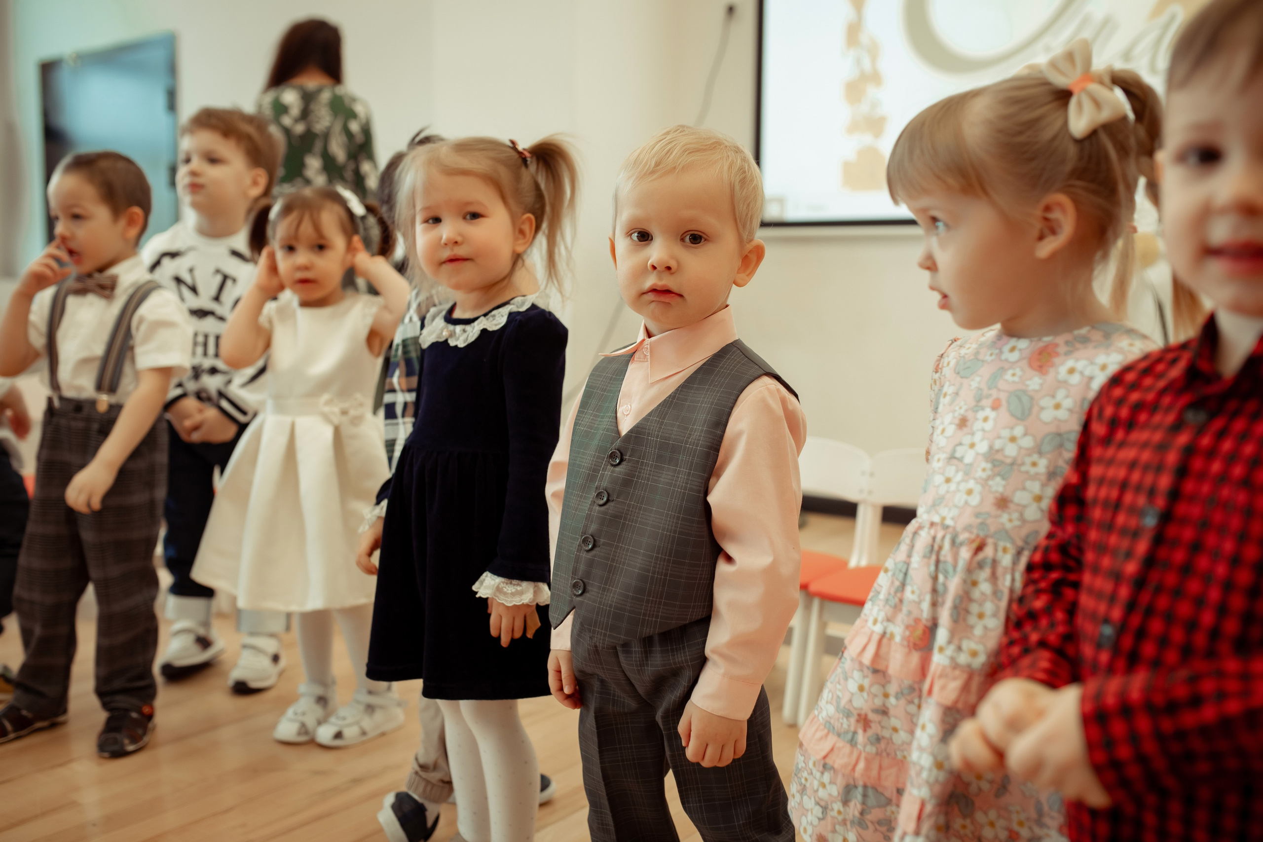 Праздник весны в детском саду. Семейный и детский фотограф в Москве Дорогова Екатерина