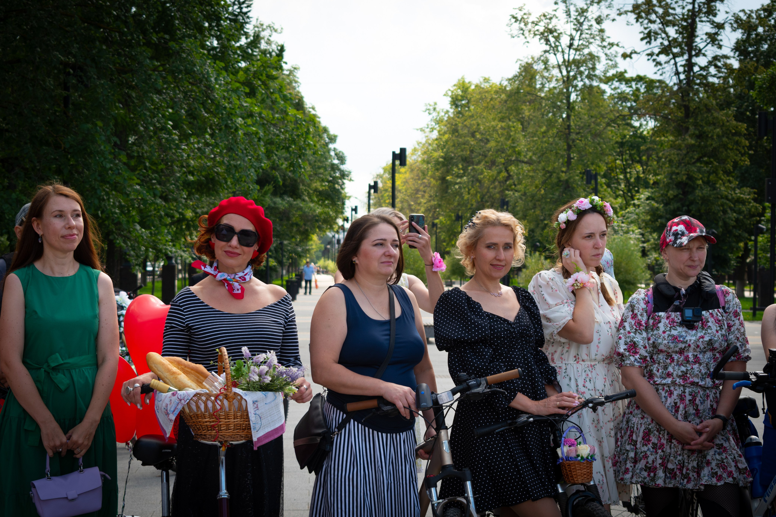 «Леди на велосипеде» — велопробег по г. Жуковскому 2025. Репортажный фотограф Сыбер Мартти