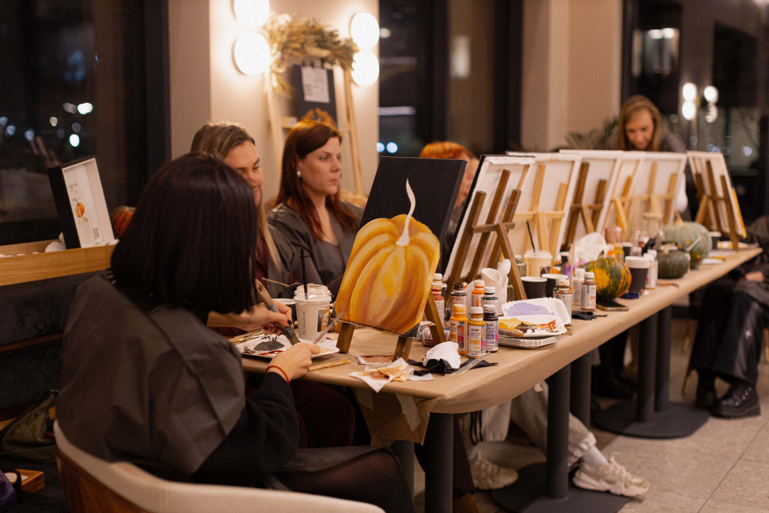 МК Тыква в кафе Здрасте. Анастасия Ракчеева Художник