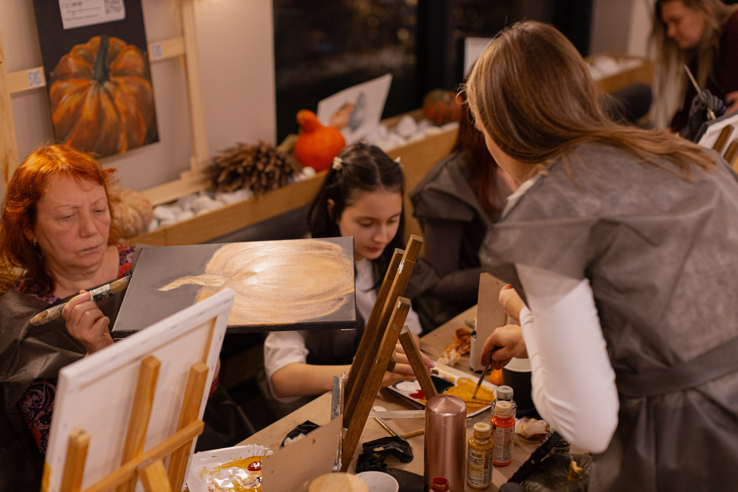 МК Тыква в кафе Здрасте. Анастасия Ракчеева Художник