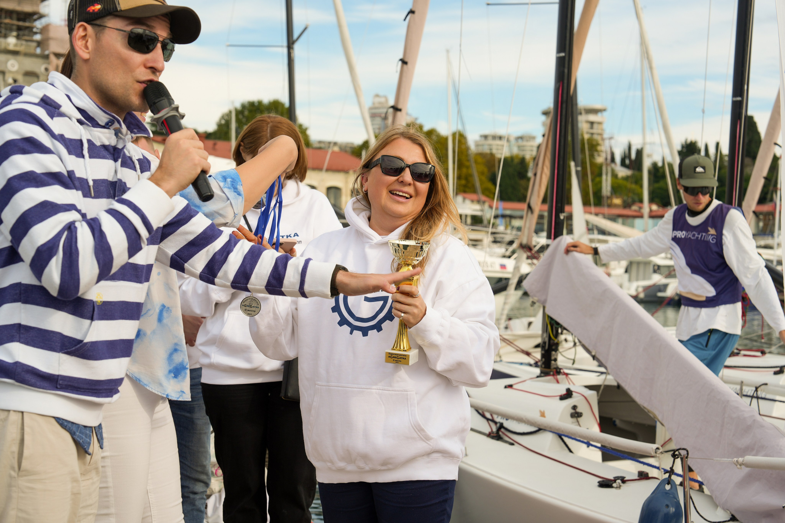 Яхтенная регата для компании Агрегатка. Репортажный фотограф в Красной Поляне и Сочи Павлюченко Екатерина