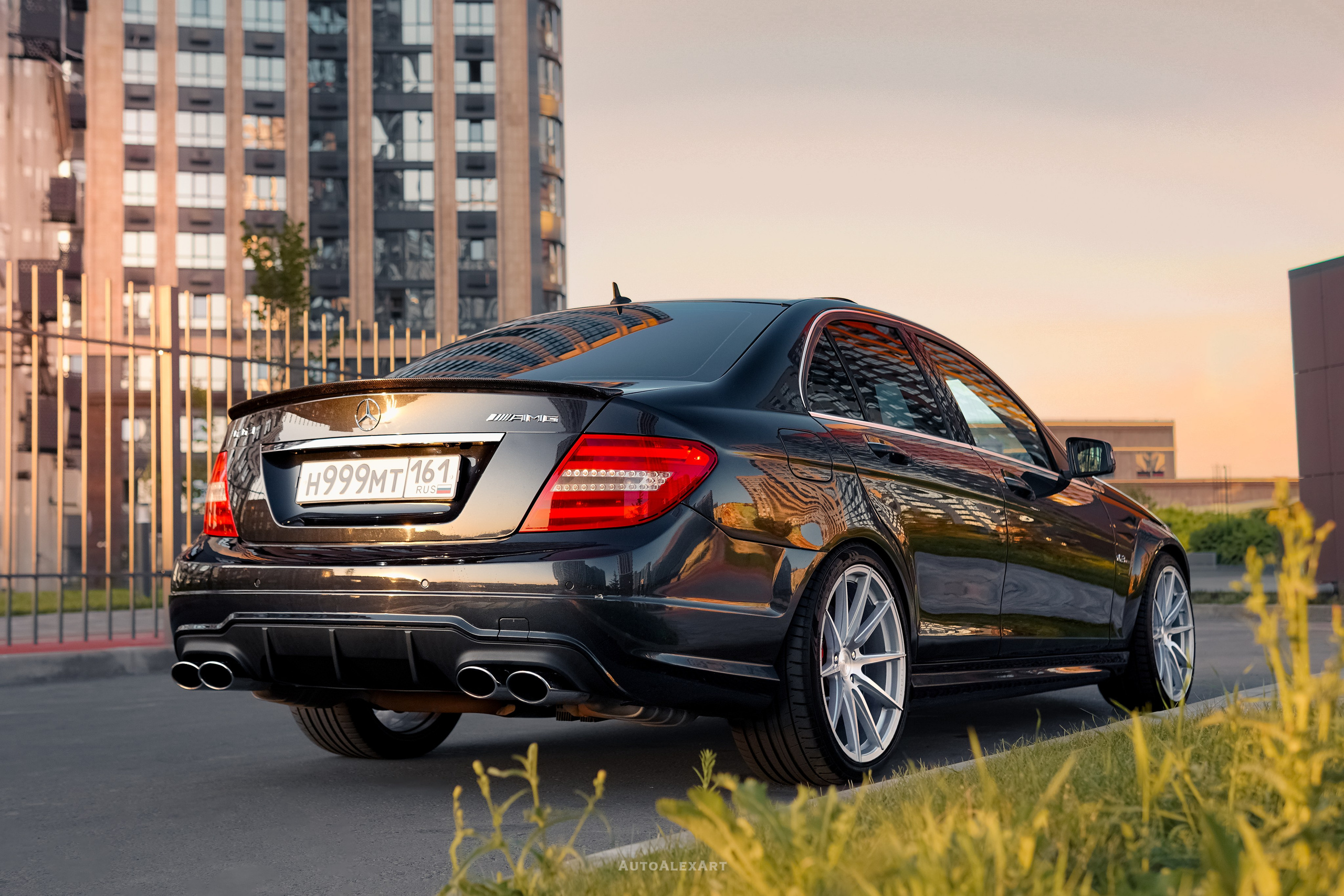Mercedes Benz C63 AMG W204. AutoAlexArt